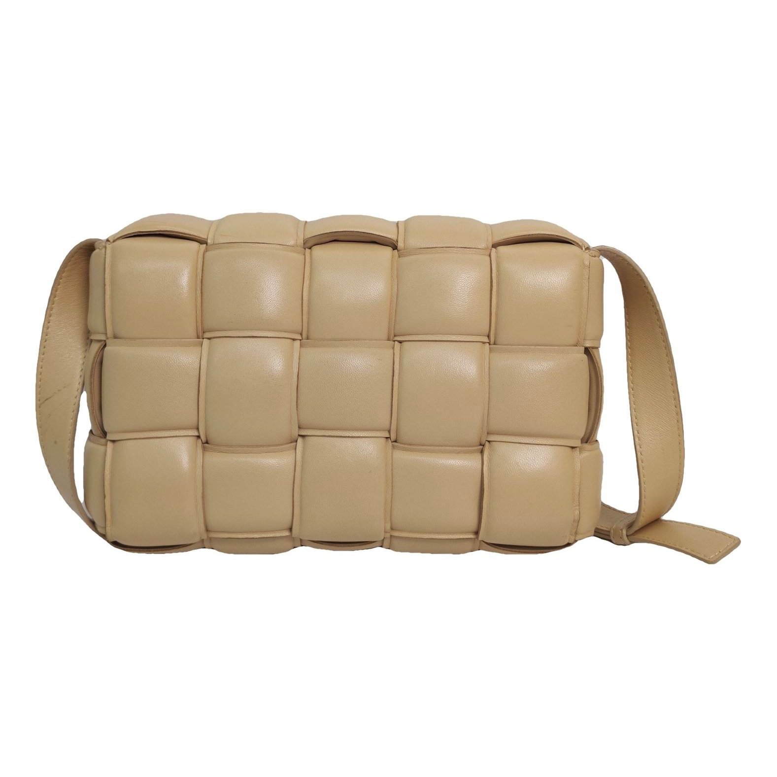 Cassette Padded leather handbag