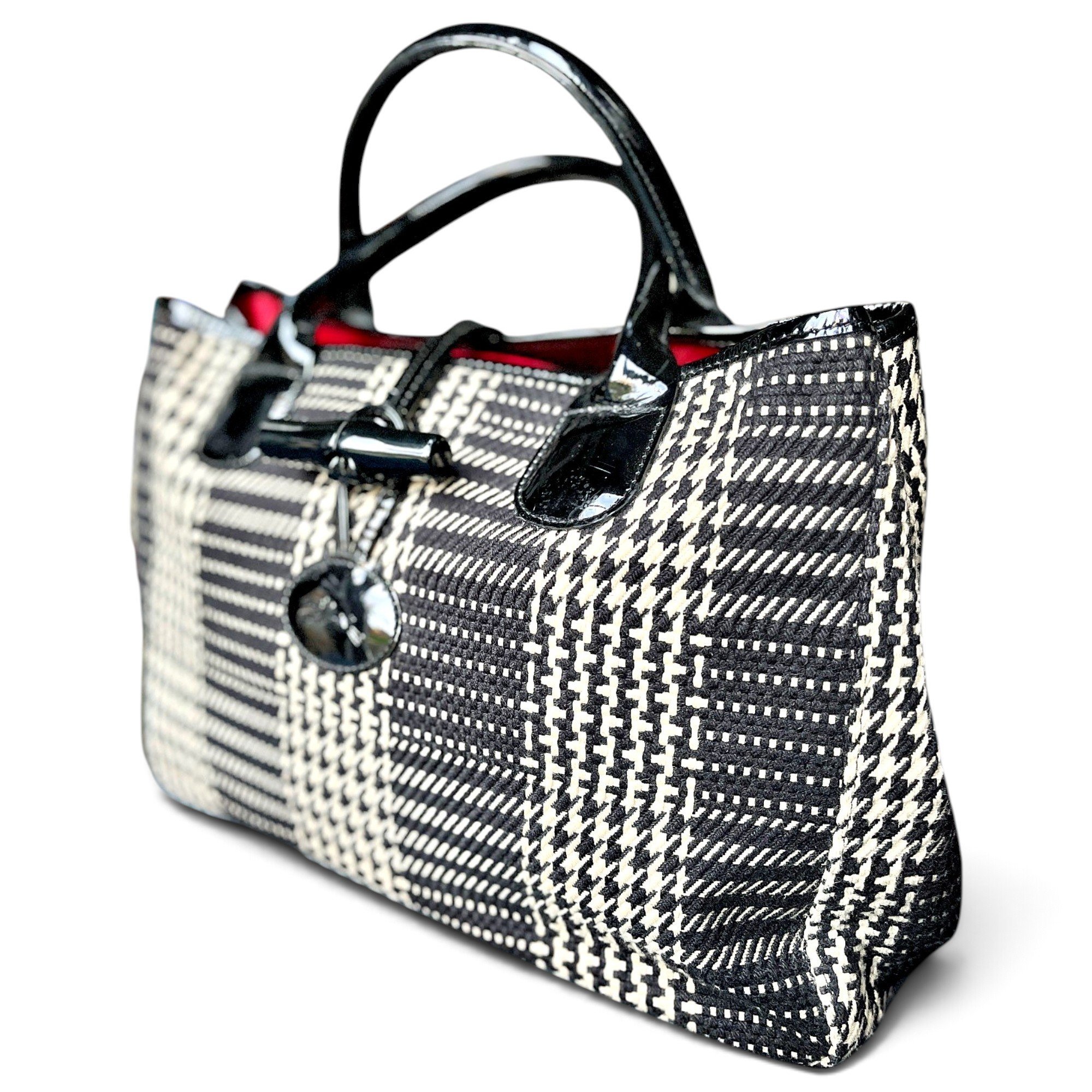 Longchamp Roseau wool tote