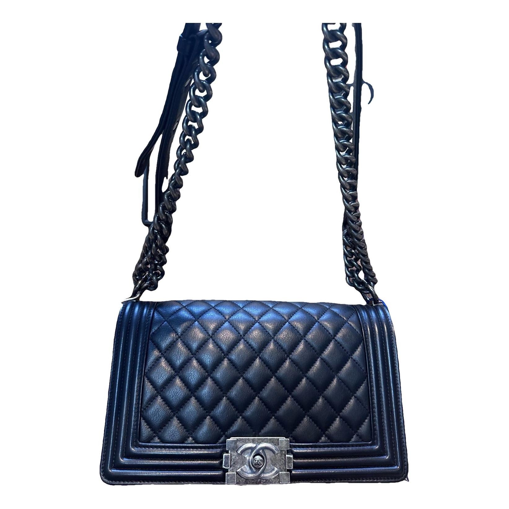 Boy leather crossbody bag