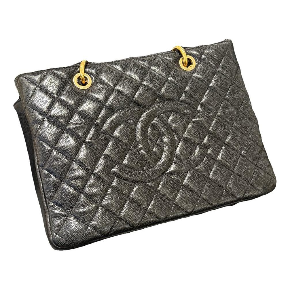 Grand shopping leather tote