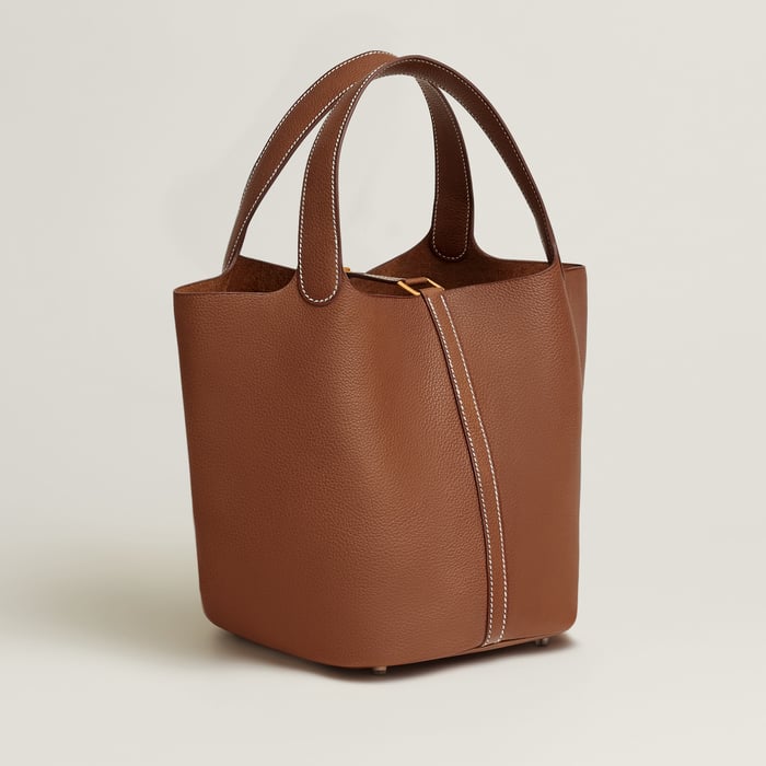Fauve Picotin Lock 22 Bag