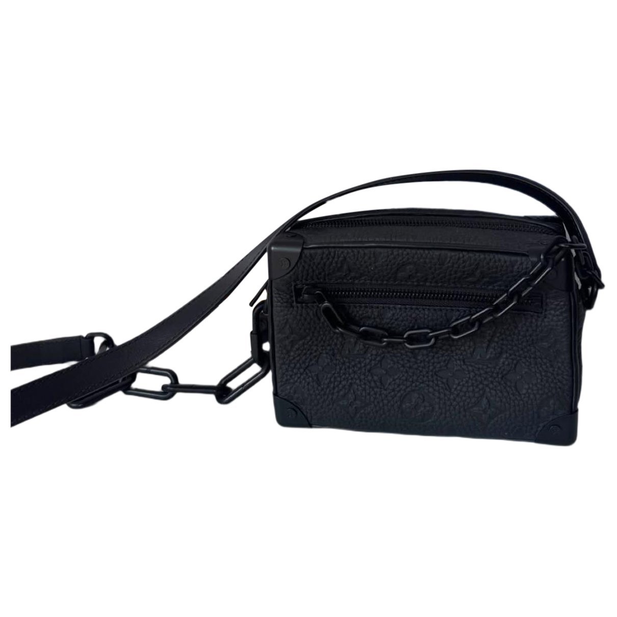 Petite Malle leather crossbody bag