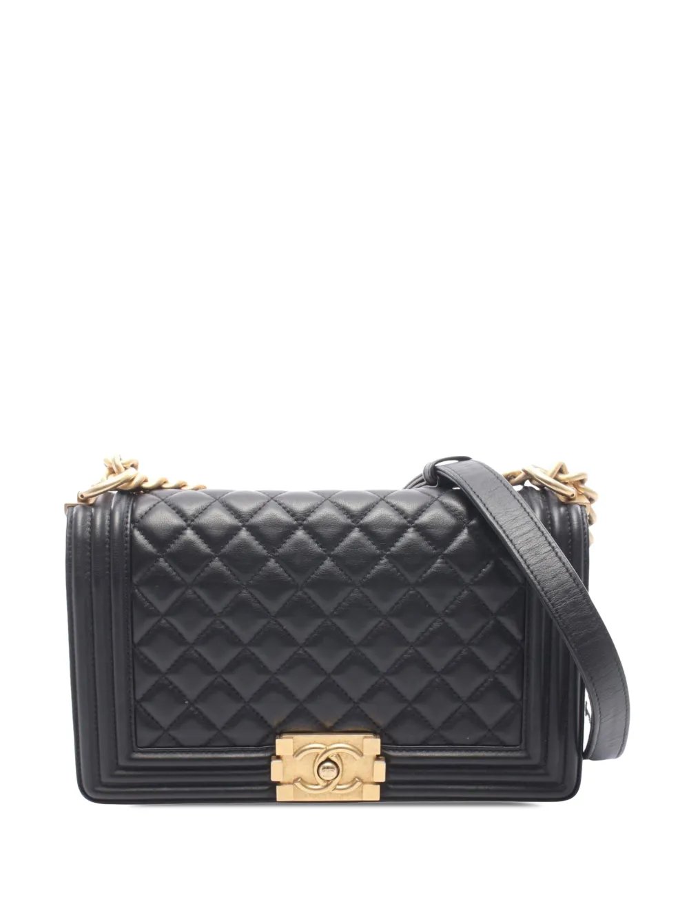 2020 Medium Quilted Lambskin Boy Flap crossbody bag