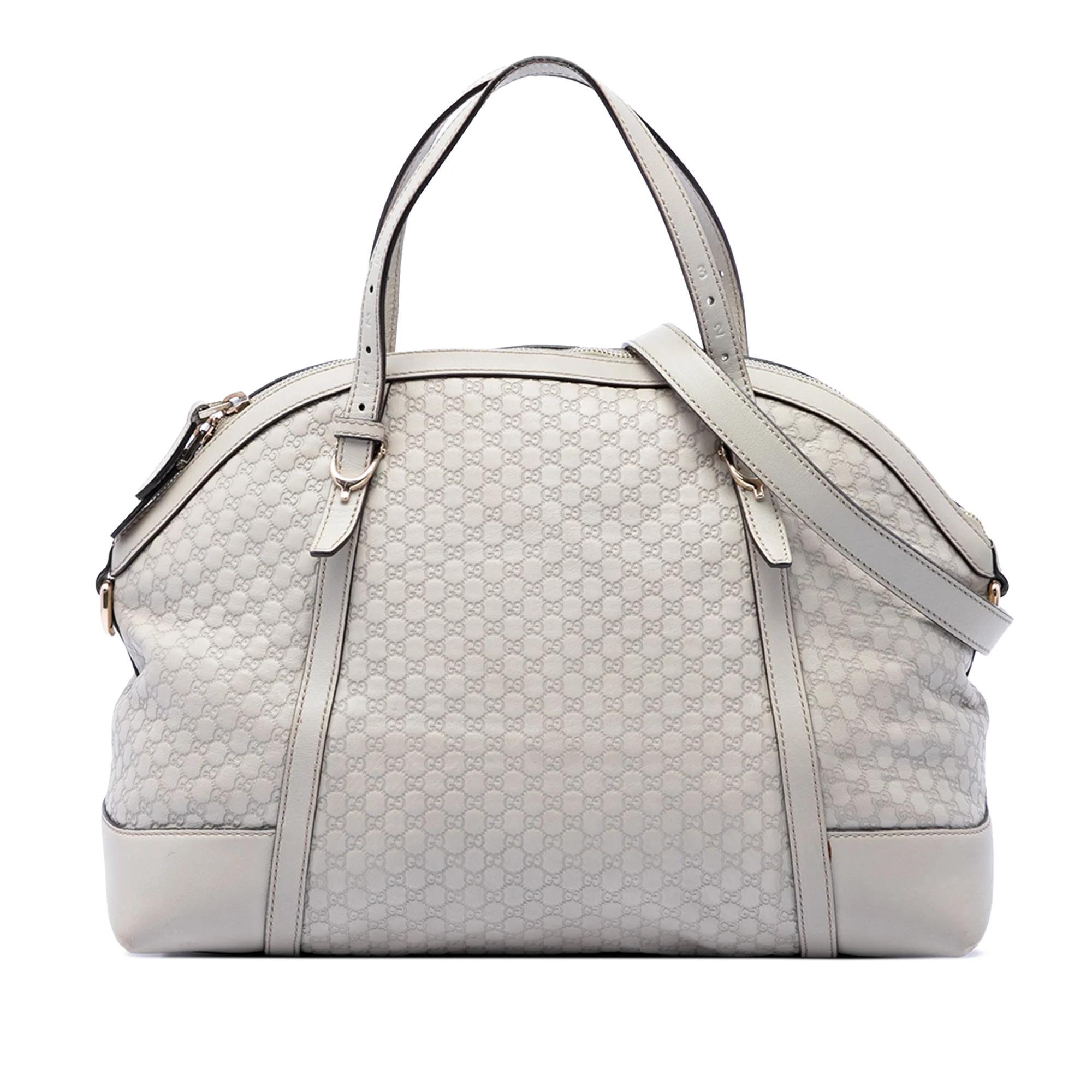Dôme leather satchel