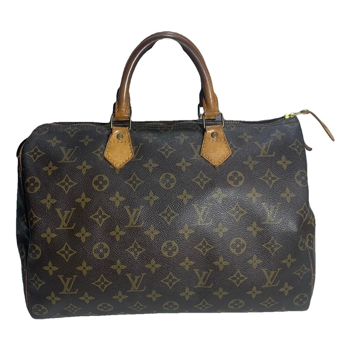 Speedy leather handbag