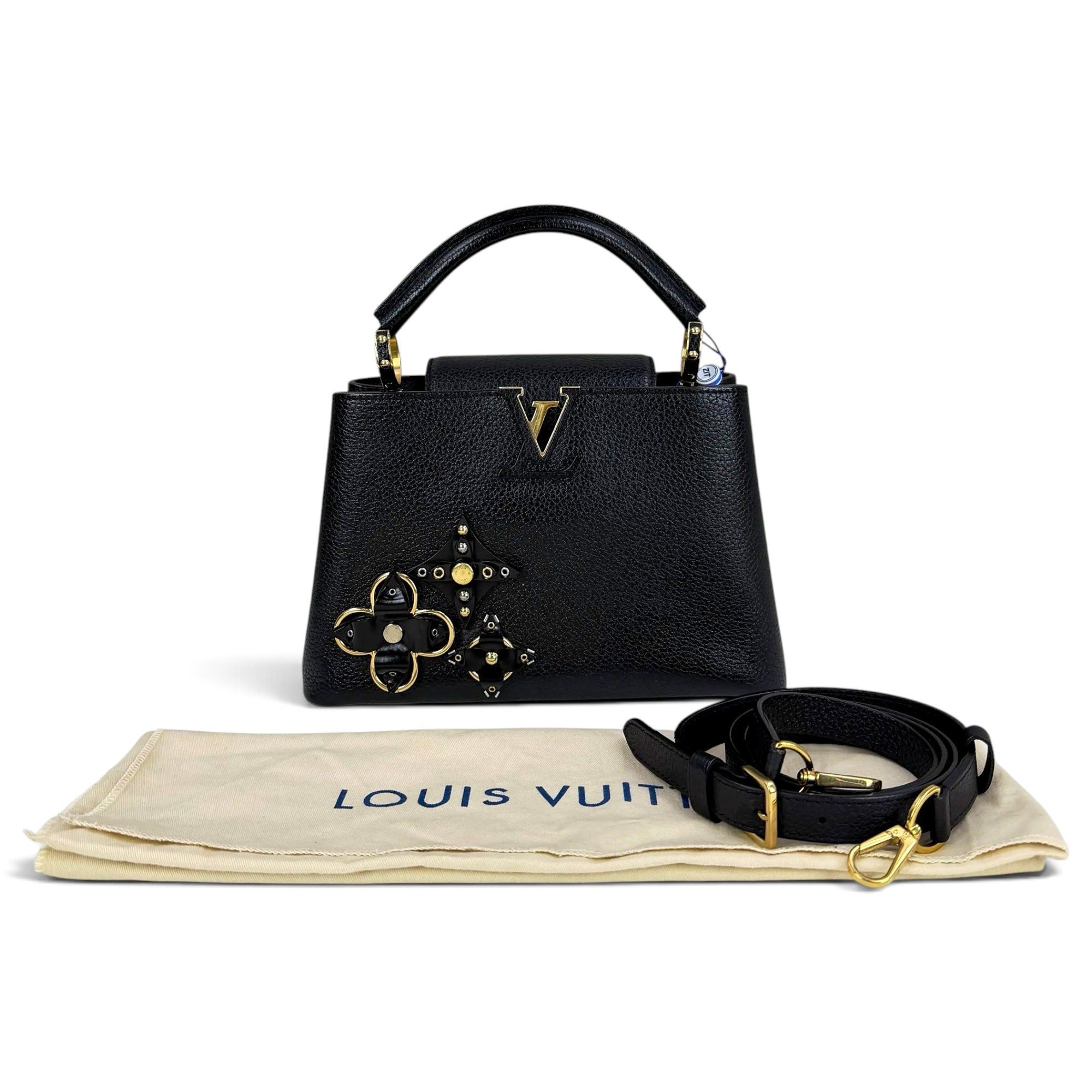 Capucines leather handbag