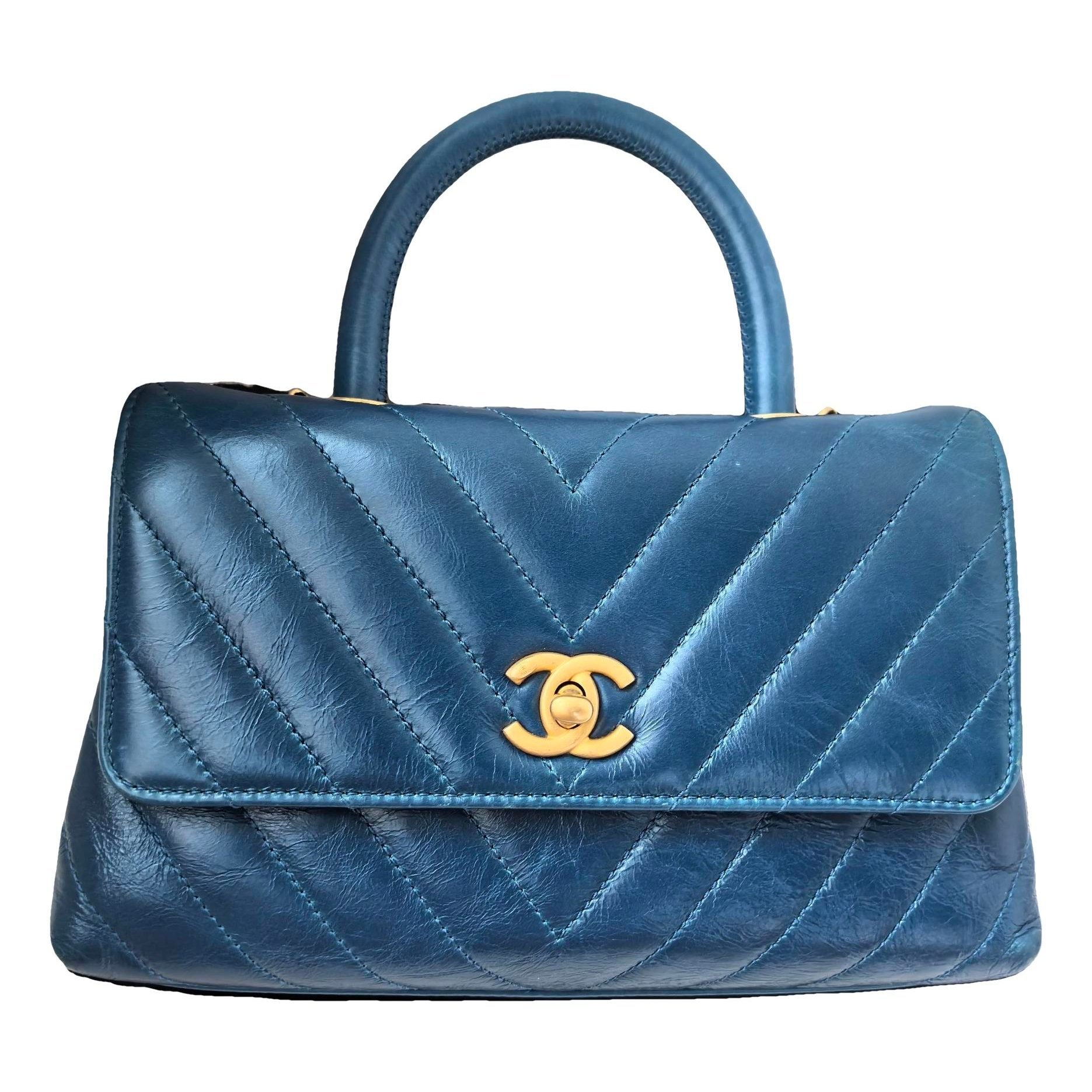 Coco Handle leather handbag