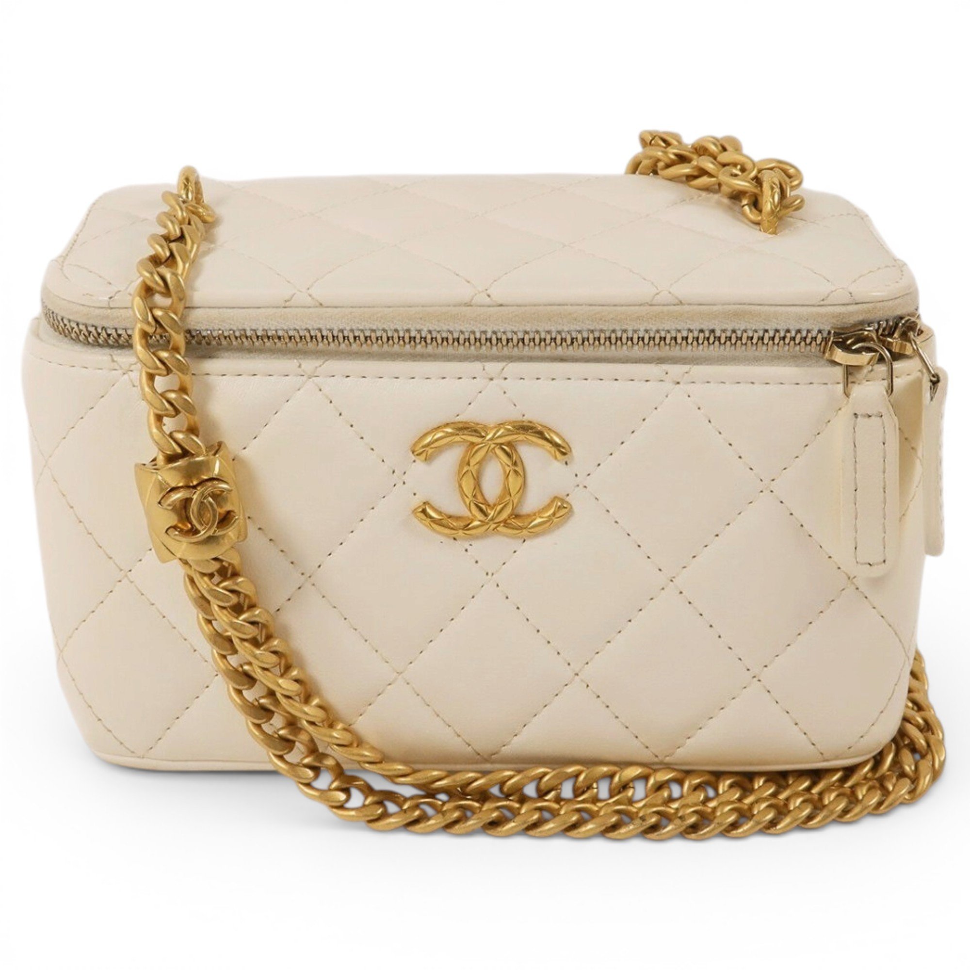 Vanity leather mini bag