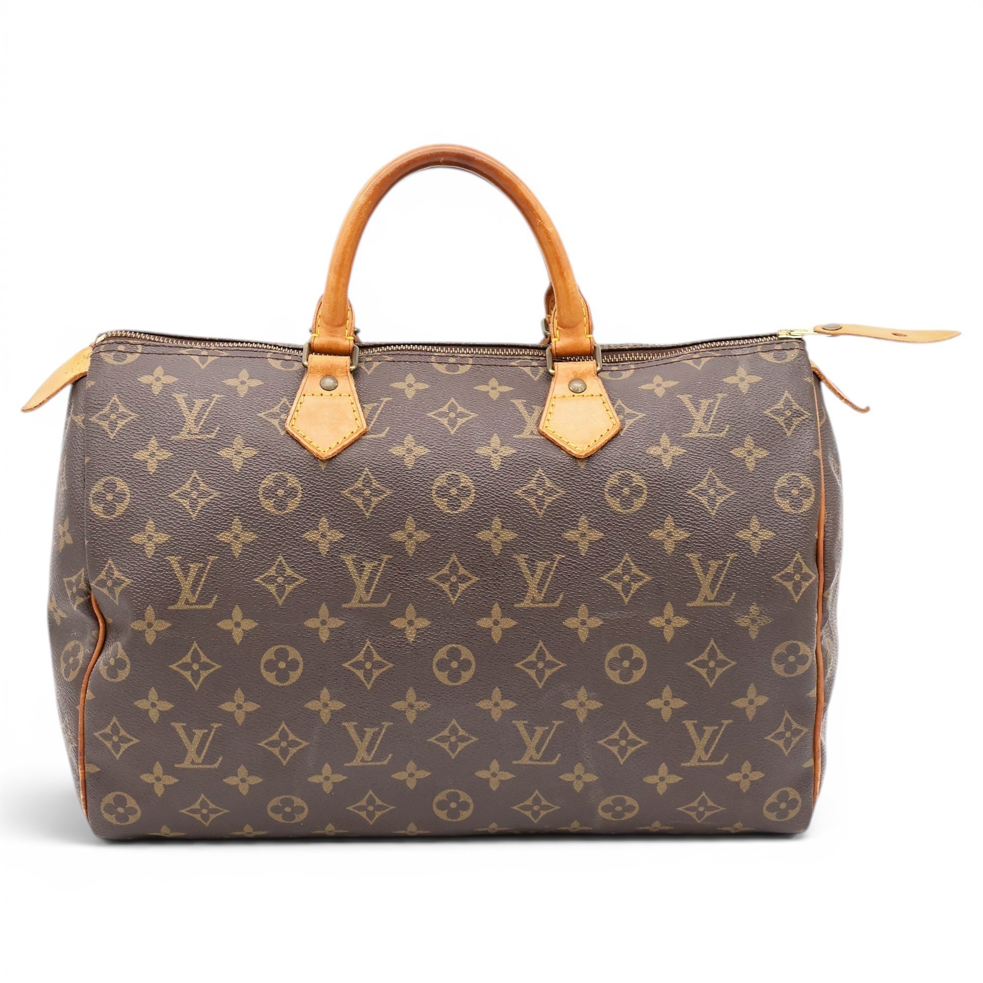 Speedy leather handbag