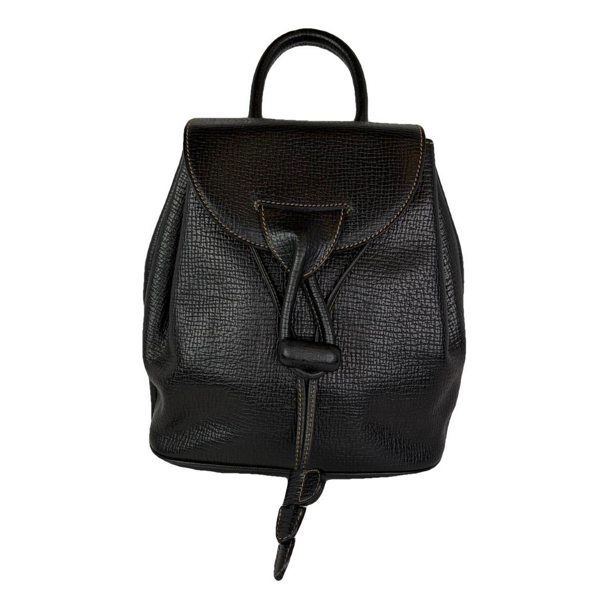 Leather backpack