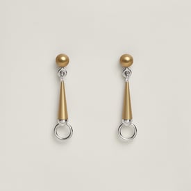 Epure Equestre Aluminium earrings, small model