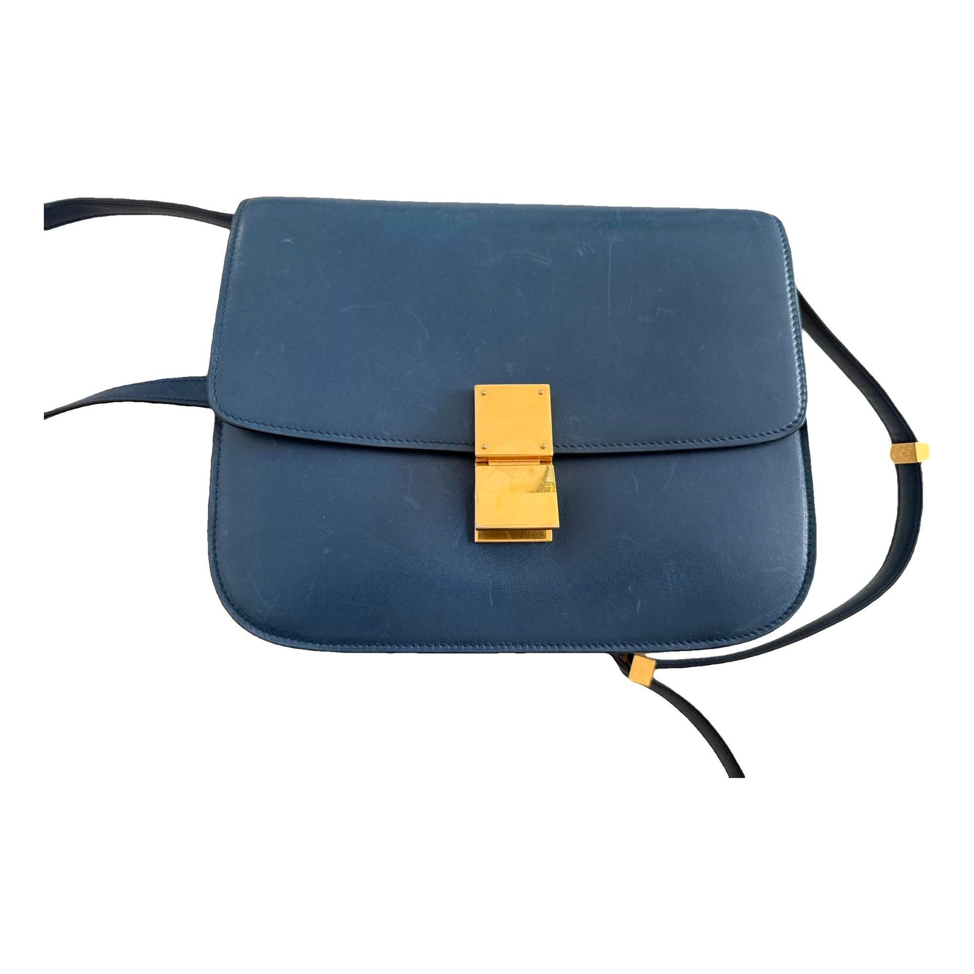 Classic leather crossbody bag