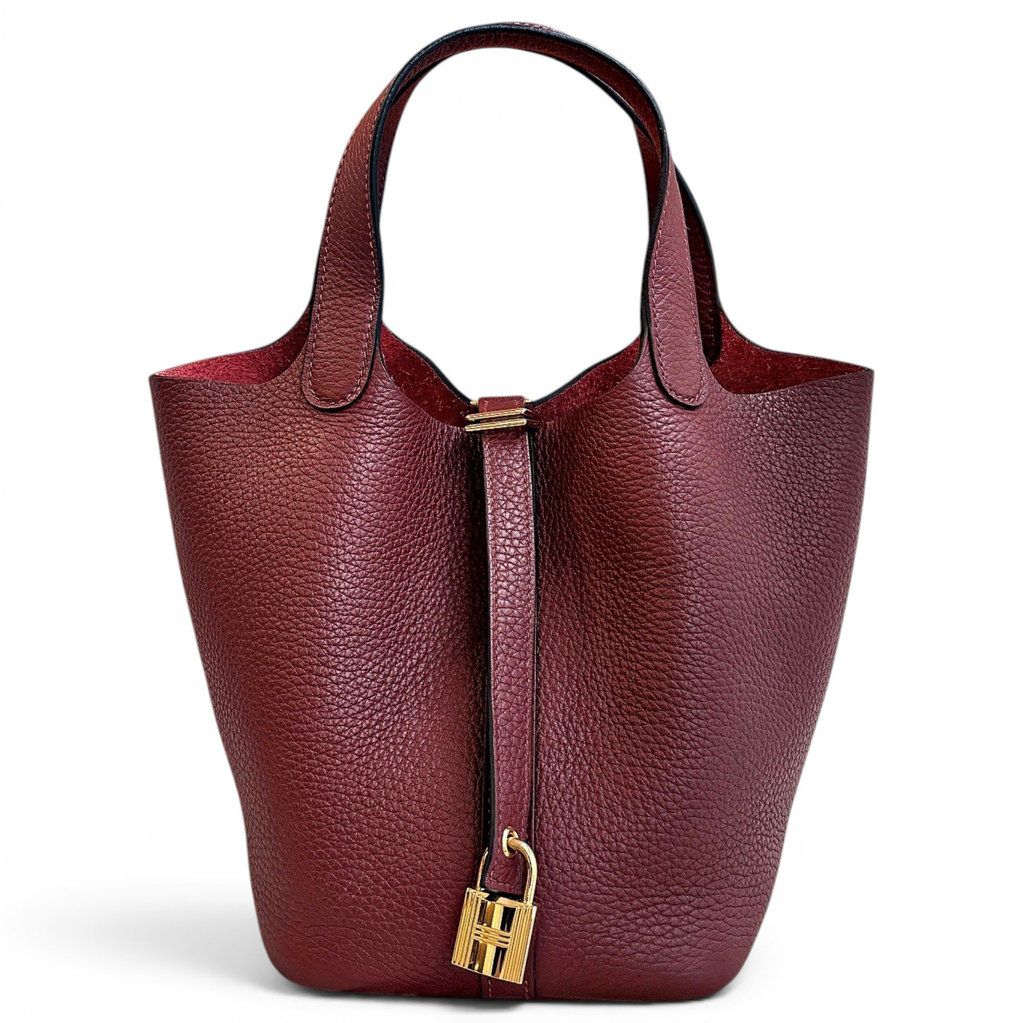 Picotin leather handbag