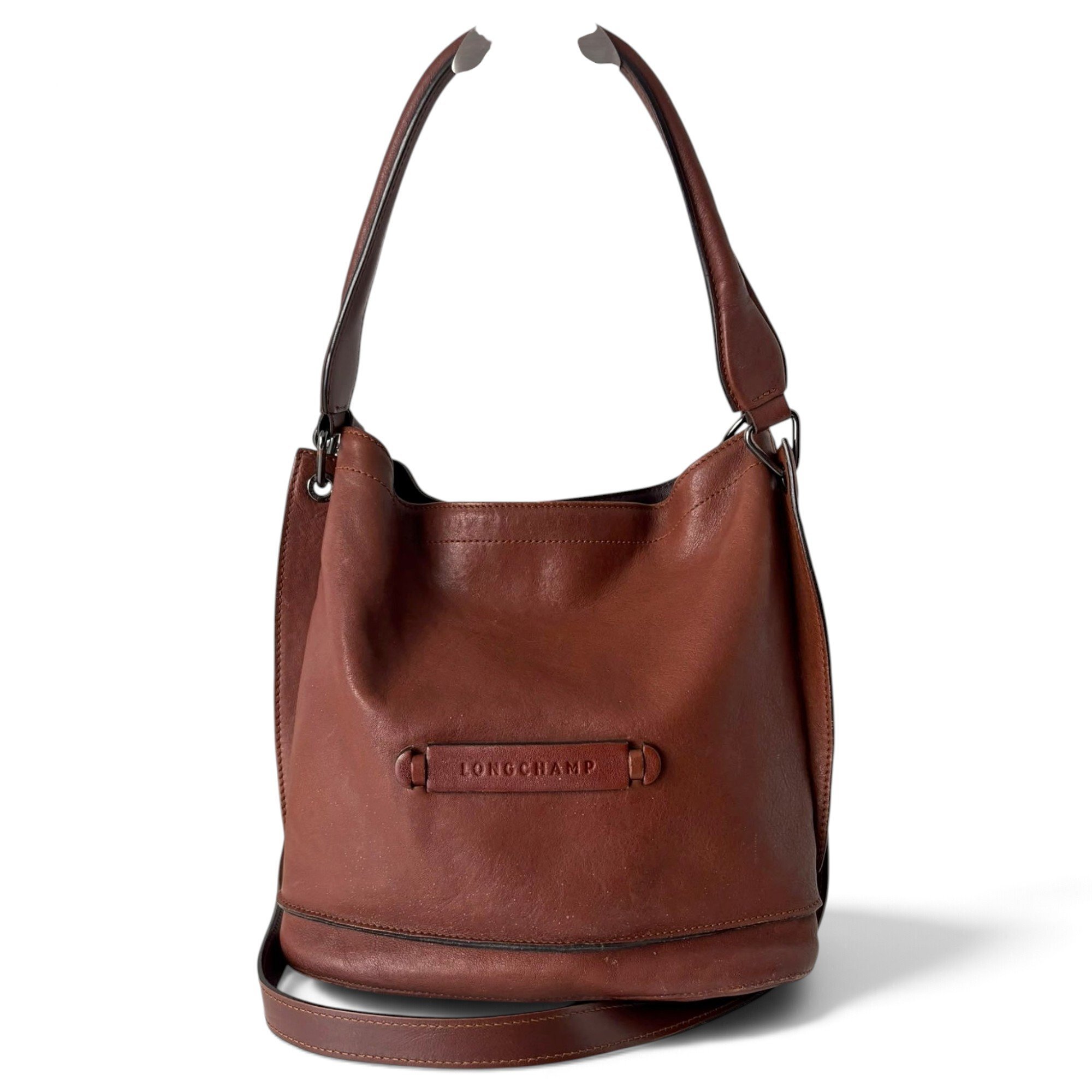 Longchamp 3D leather handbag