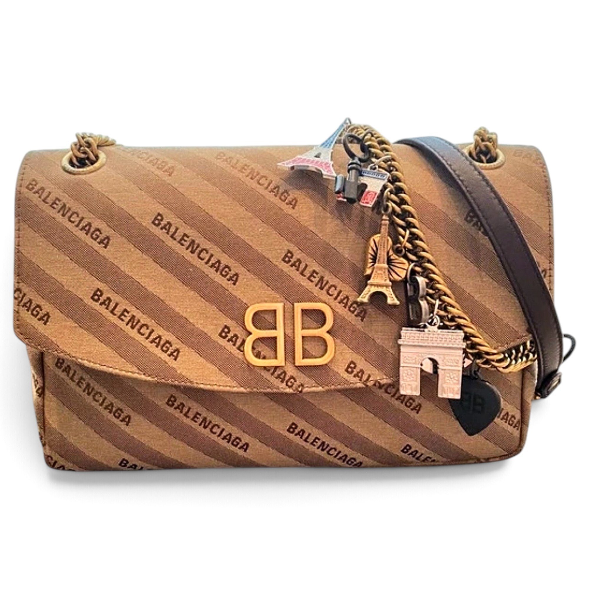 BB chain cloth handbag