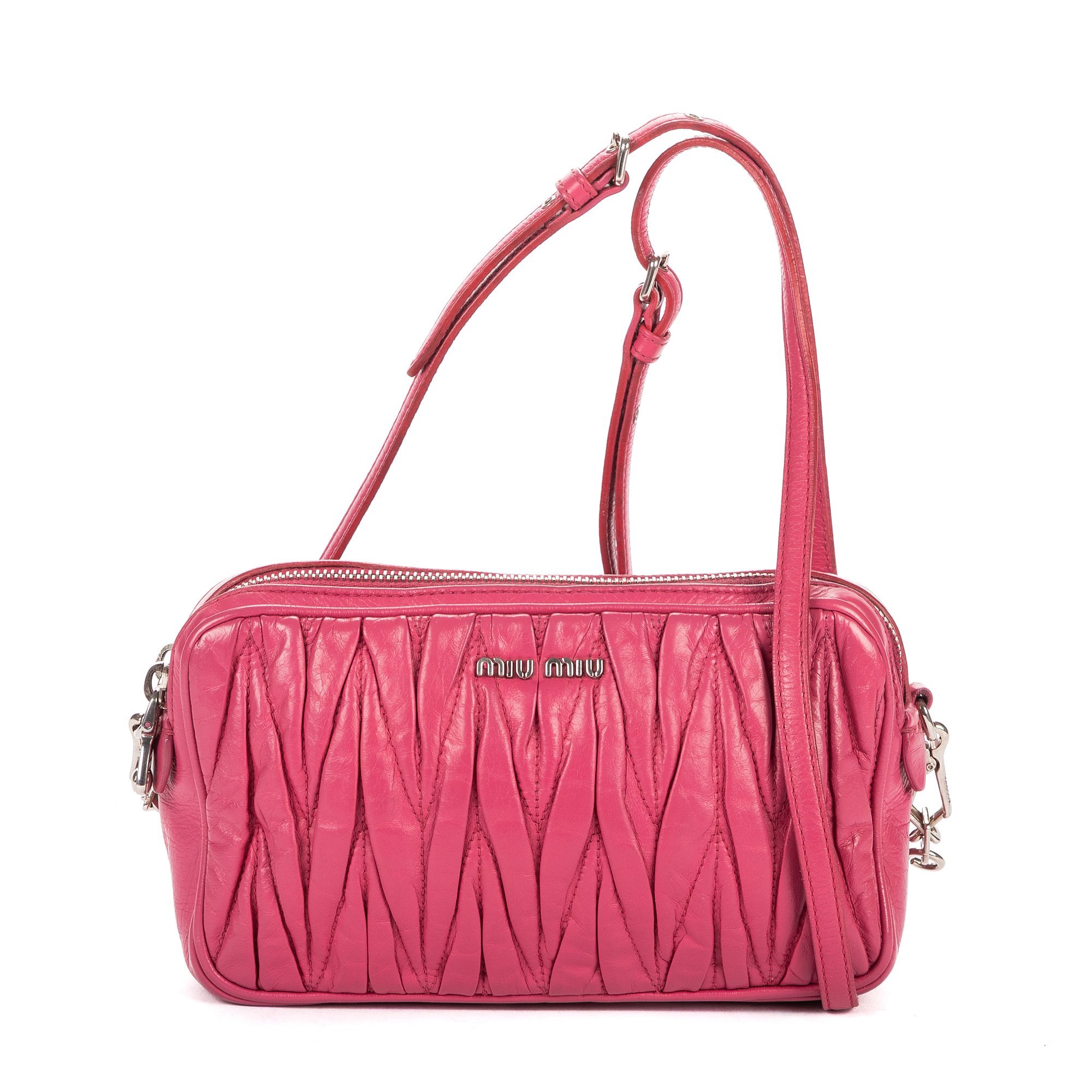 Coffer leather handbag