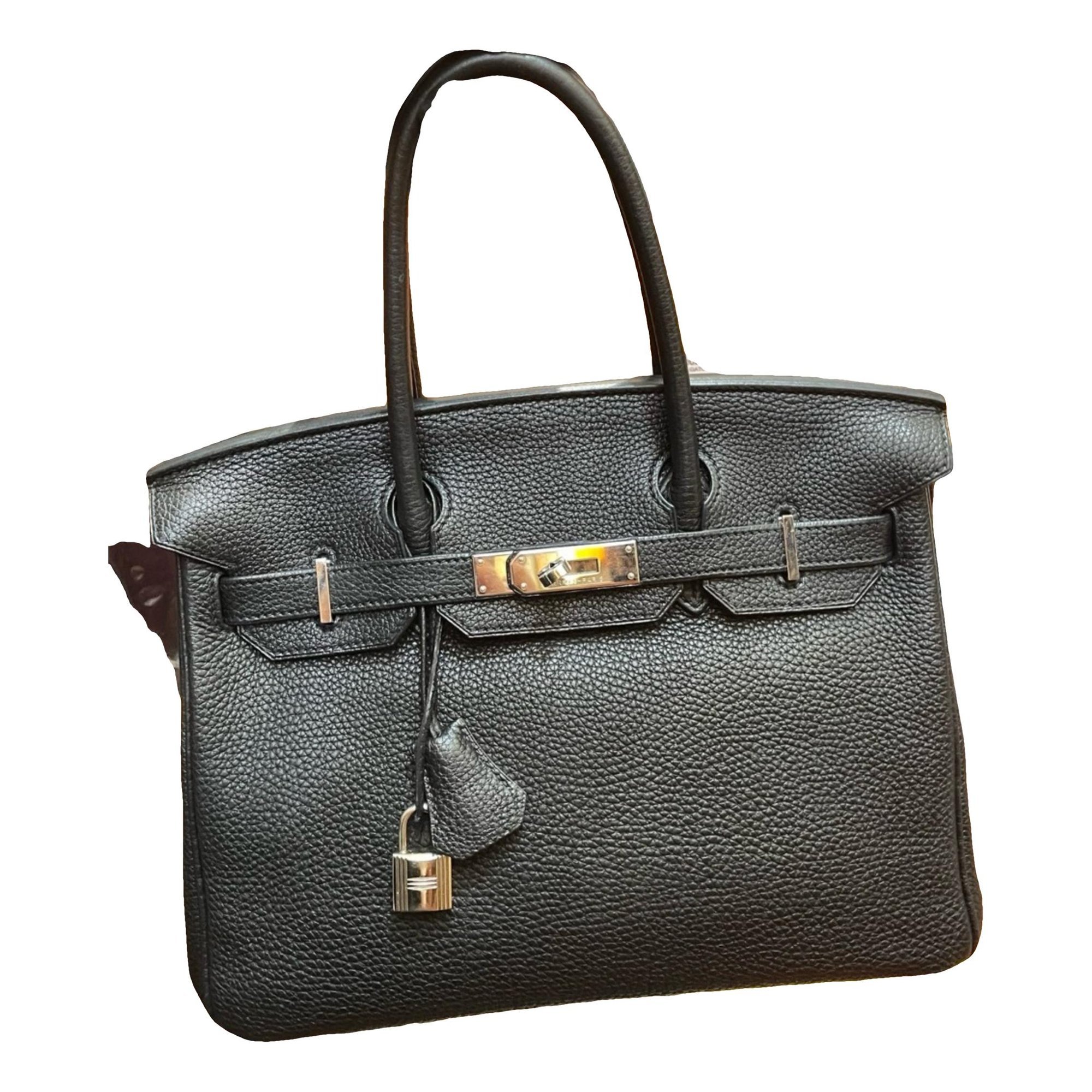 Hermes Birkin 30 Handbag Noir Togo Leather