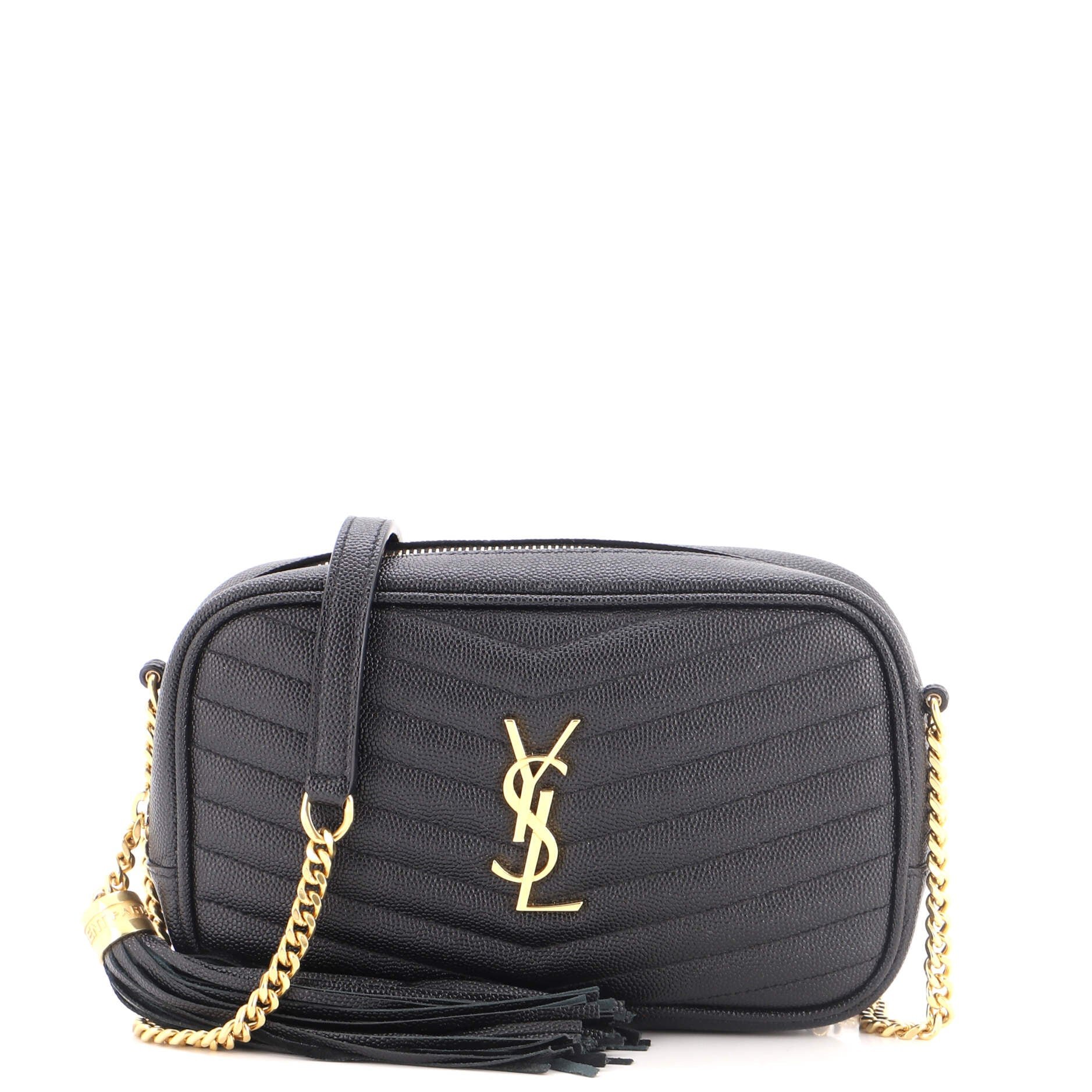 Lou Camera Bag Matelasse Chevron Leather Mini