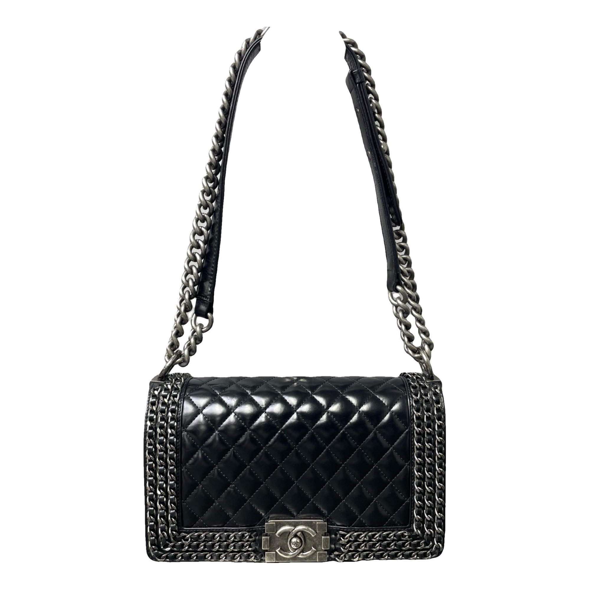 Boy leather crossbody bag
