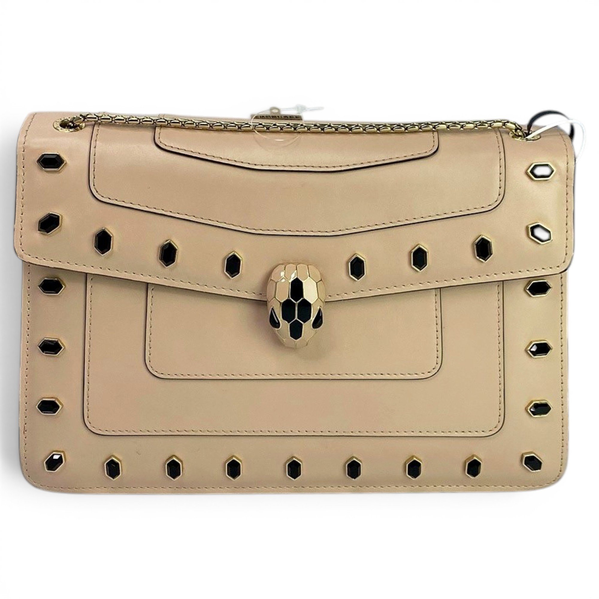 Serpenti leather handbag