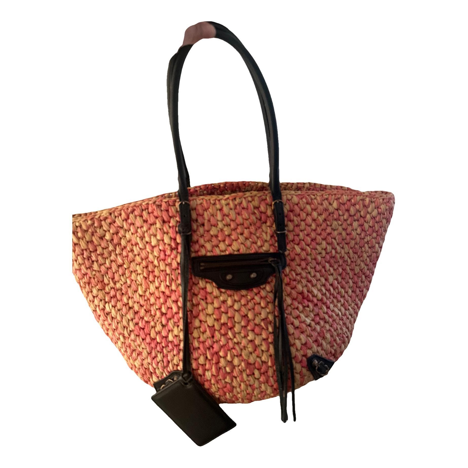 Panier leather handbag
