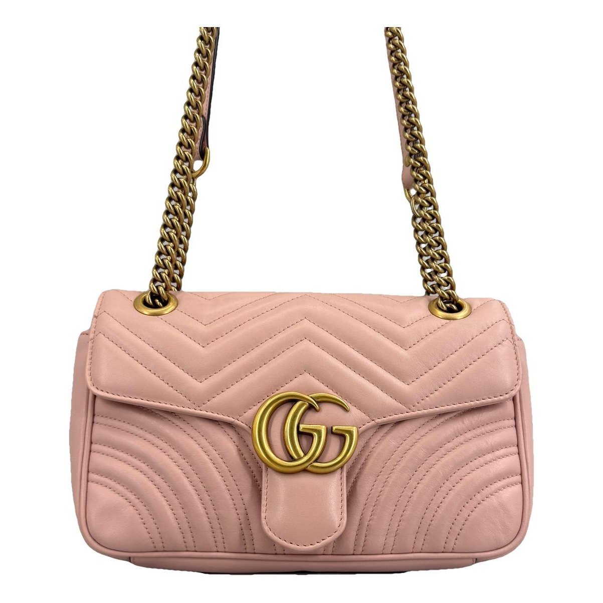 GG Marmont Flap leather handbag