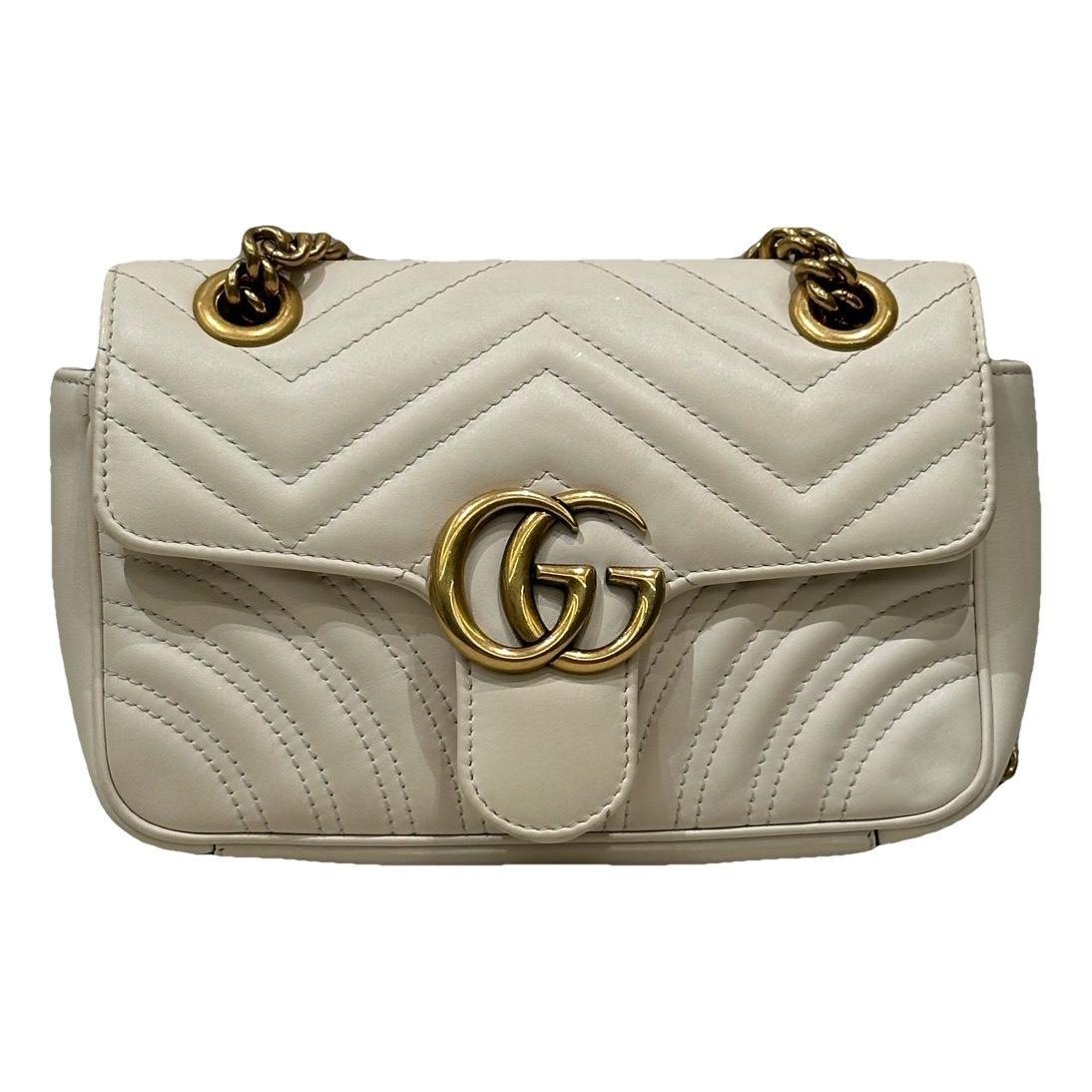 GG Marmont Flap leather handbag
