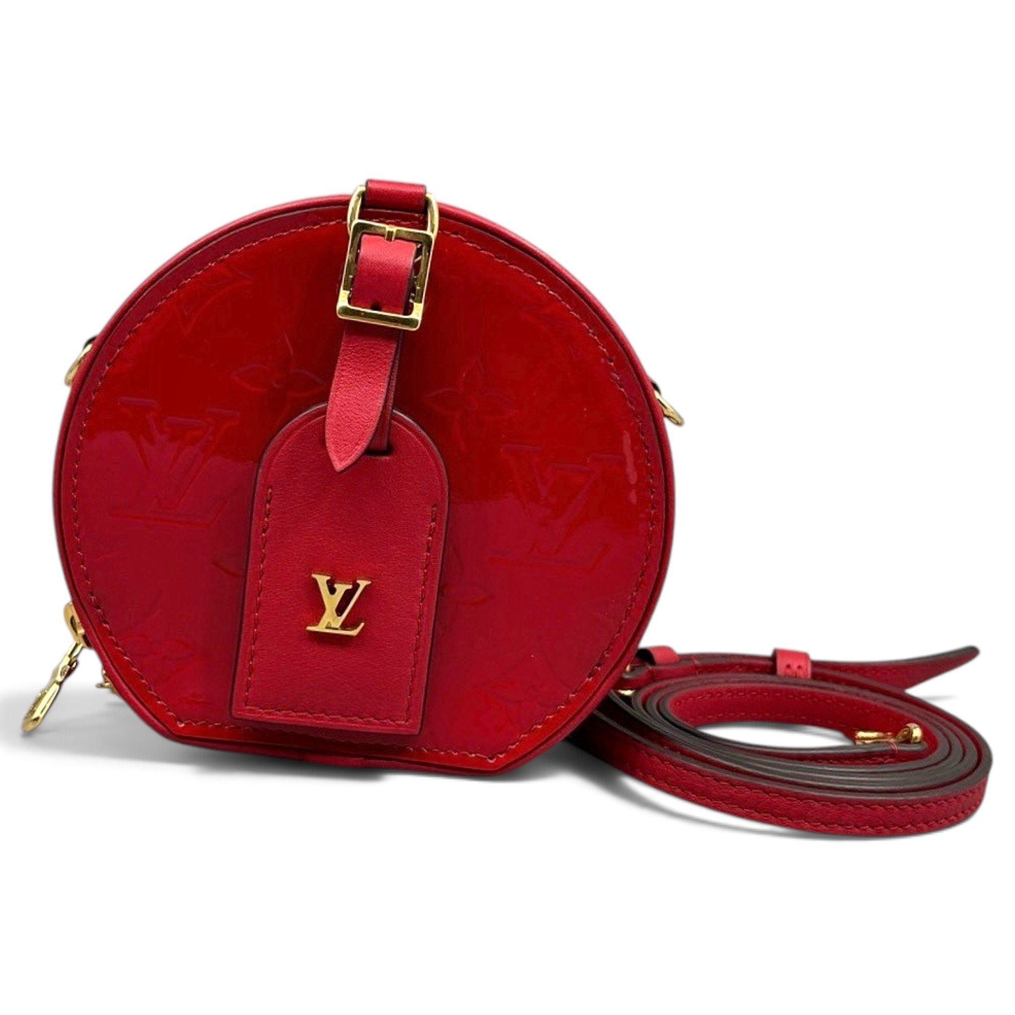 Petite Boîte Chapeau patent leather handbag
