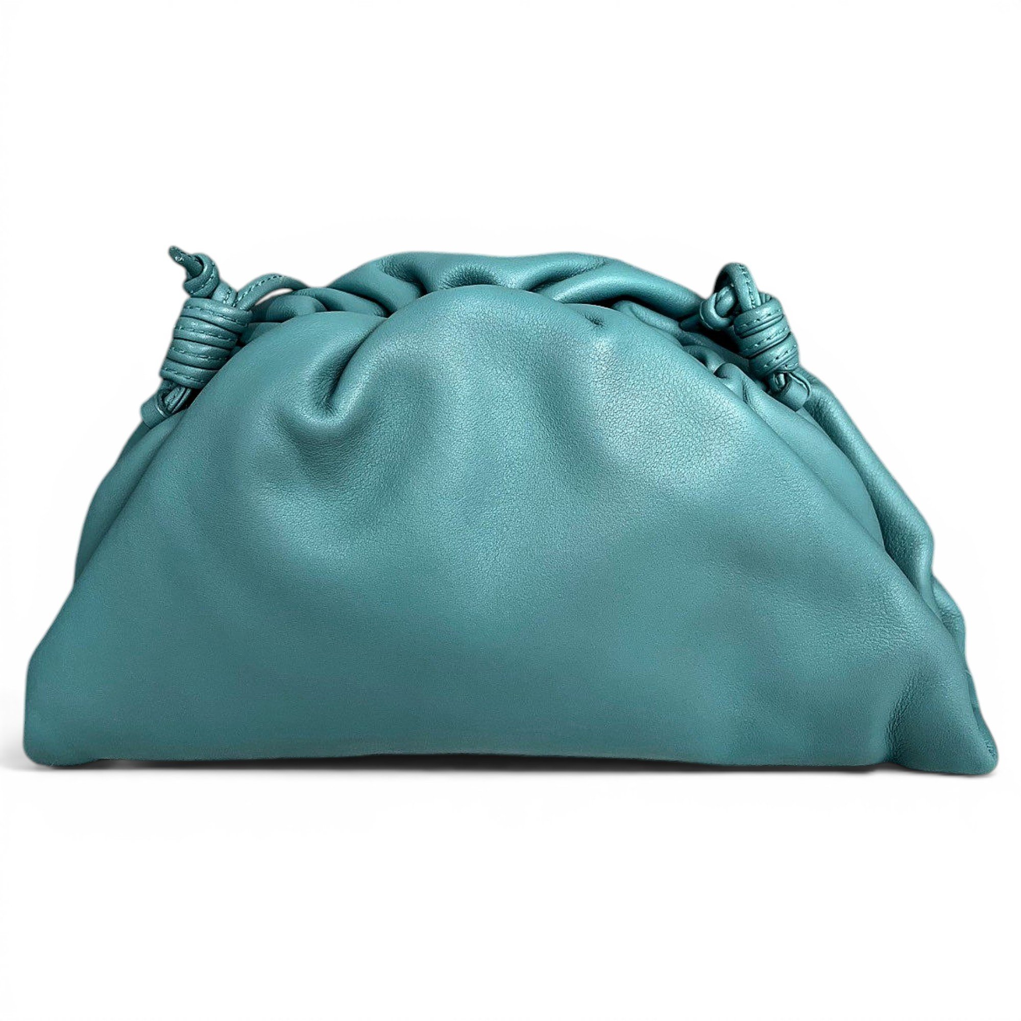 Pouch leather handbag