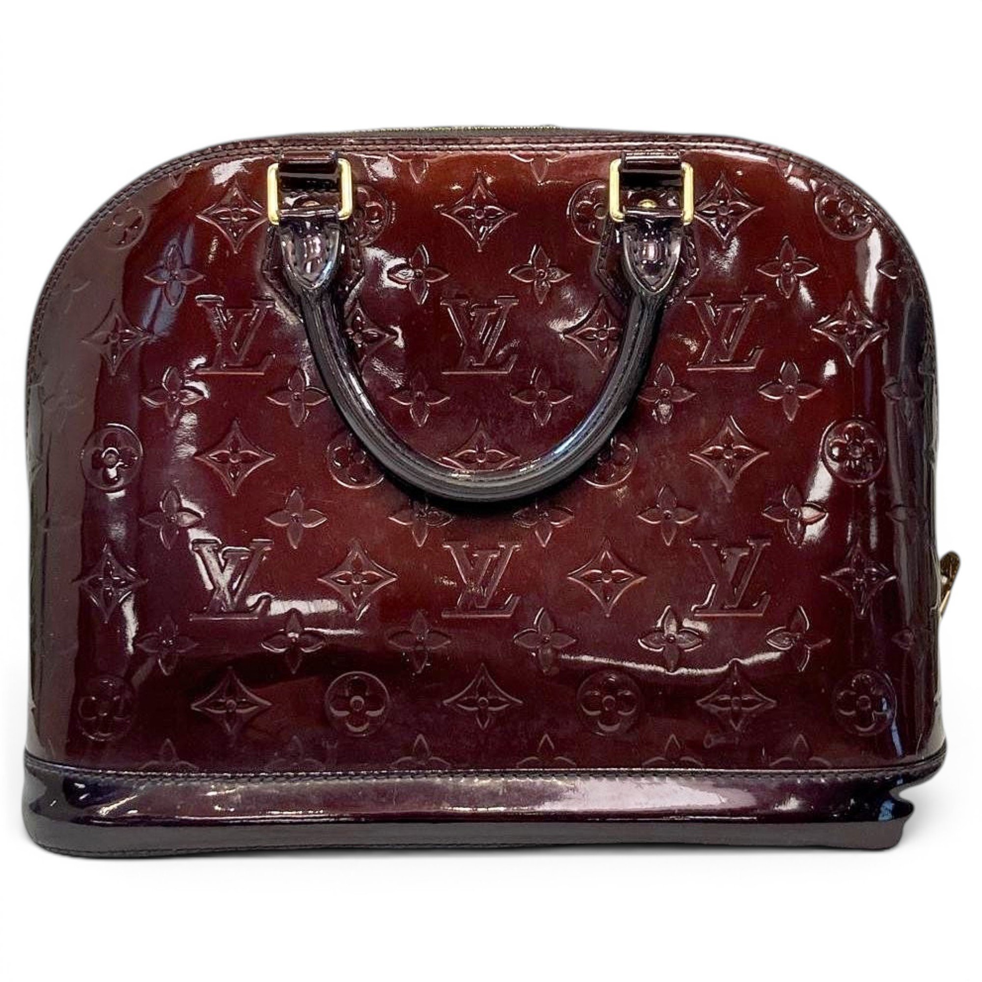 Alma patent leather handbag