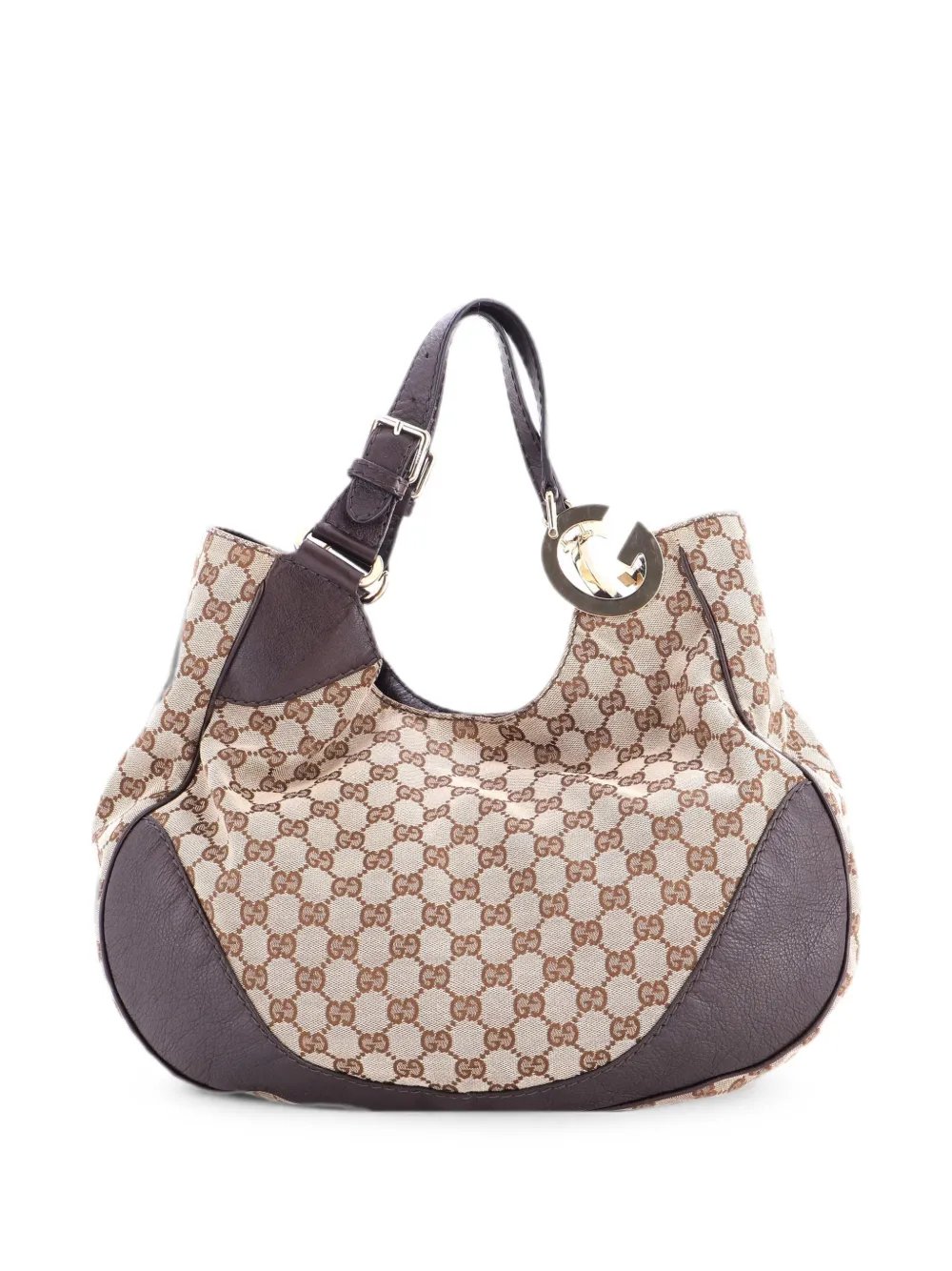 Charlotte Tote GG Canvas with Leather Large shoulder bag