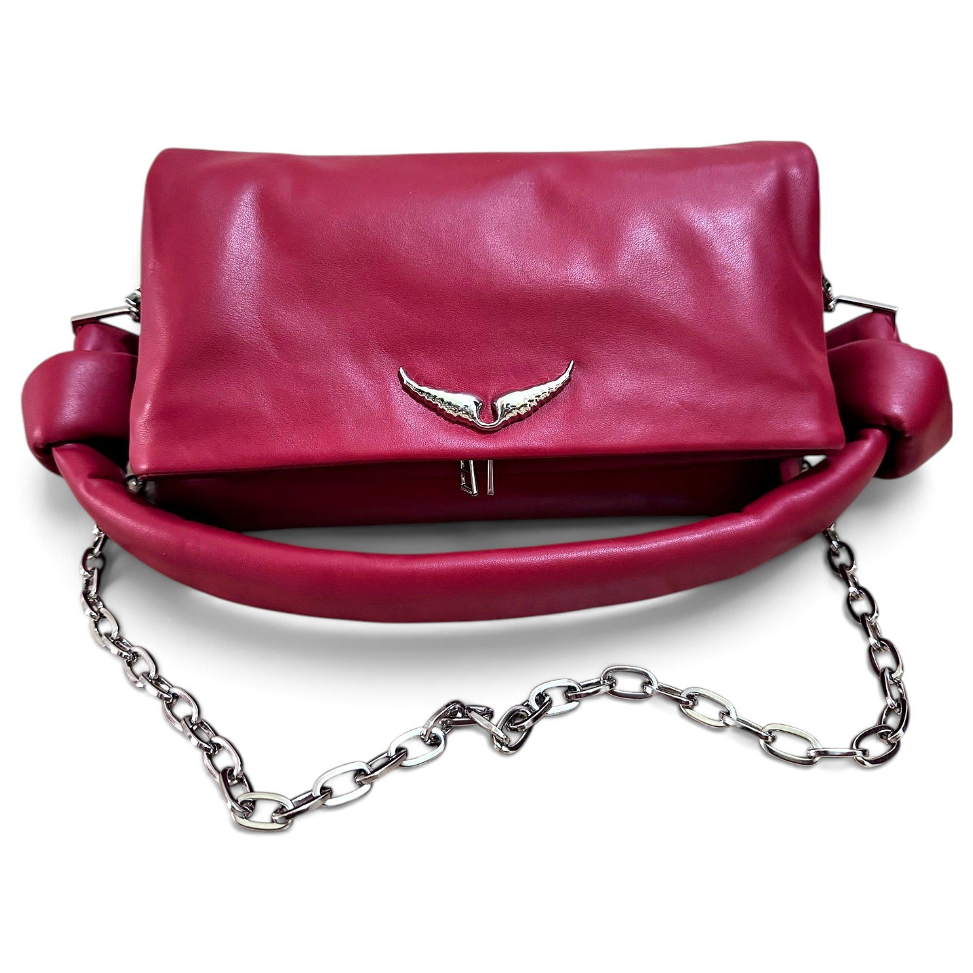 Rock leather crossbody bag