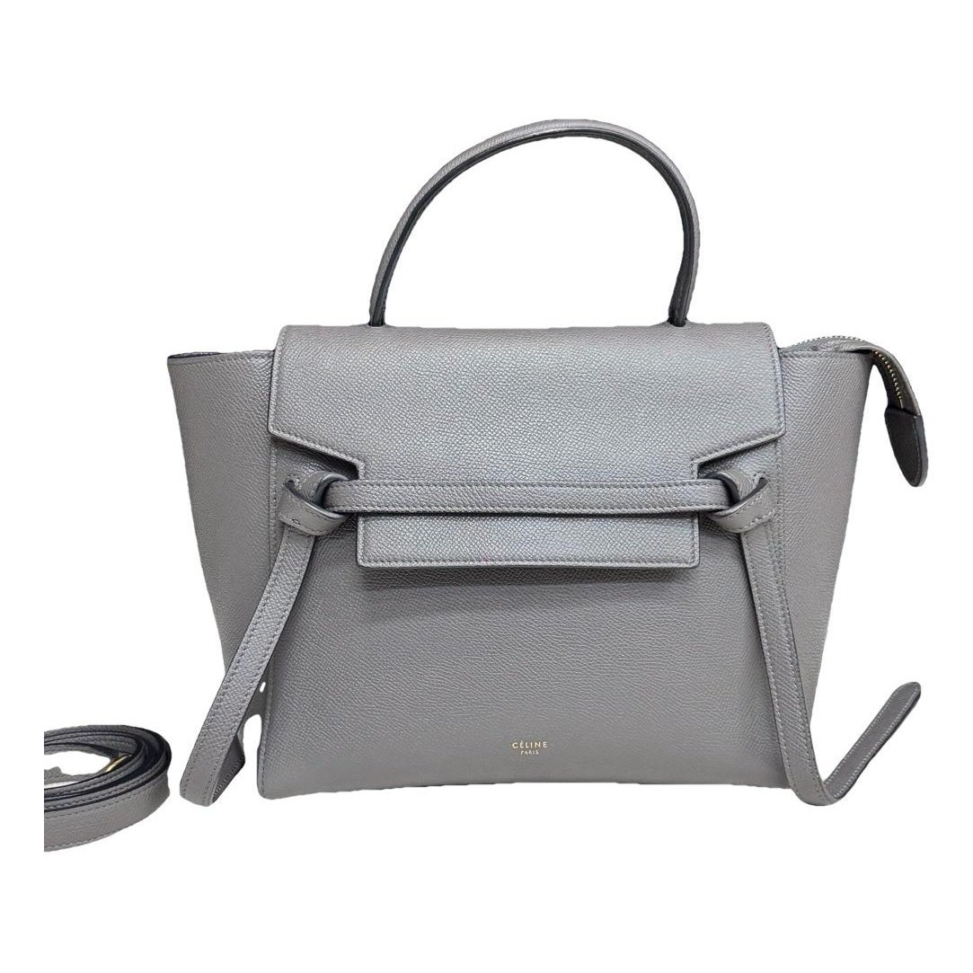 Belt leather handbag