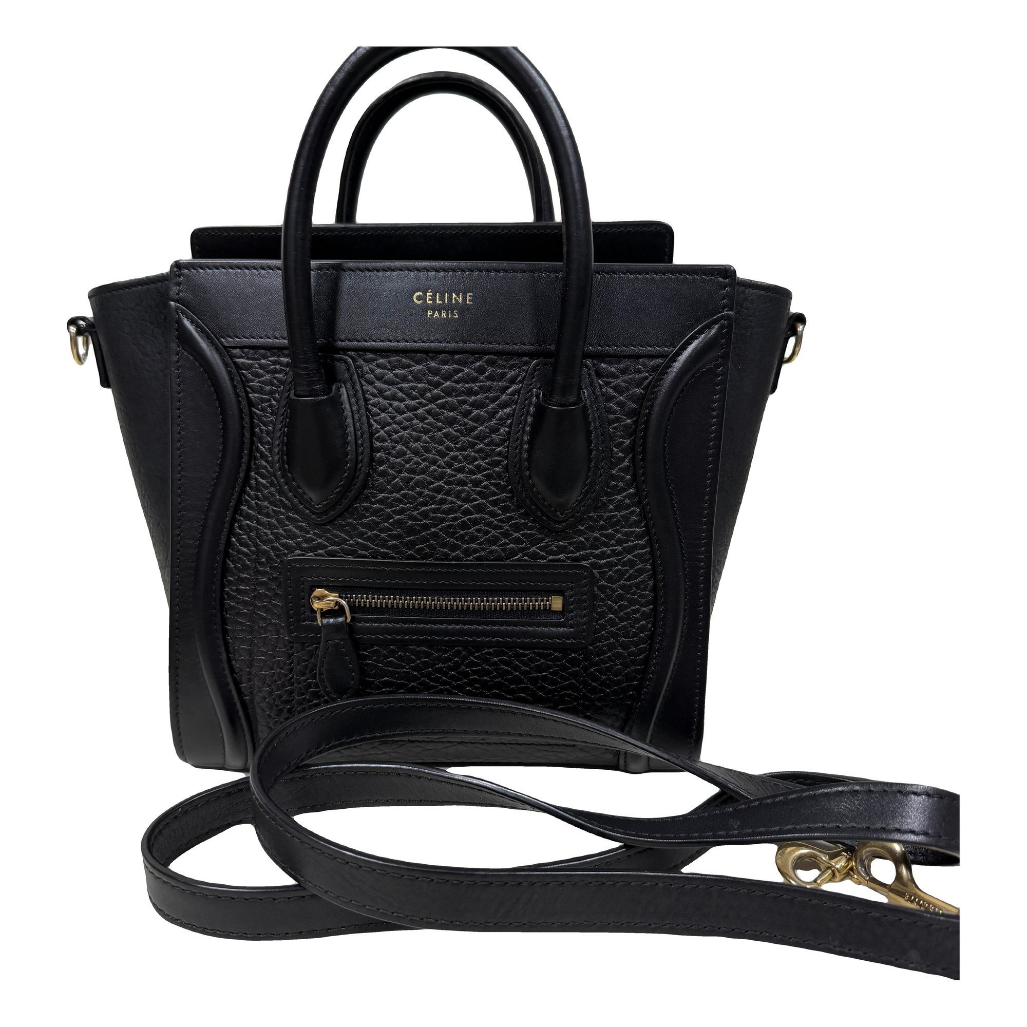 Nano Luggage leather handbag