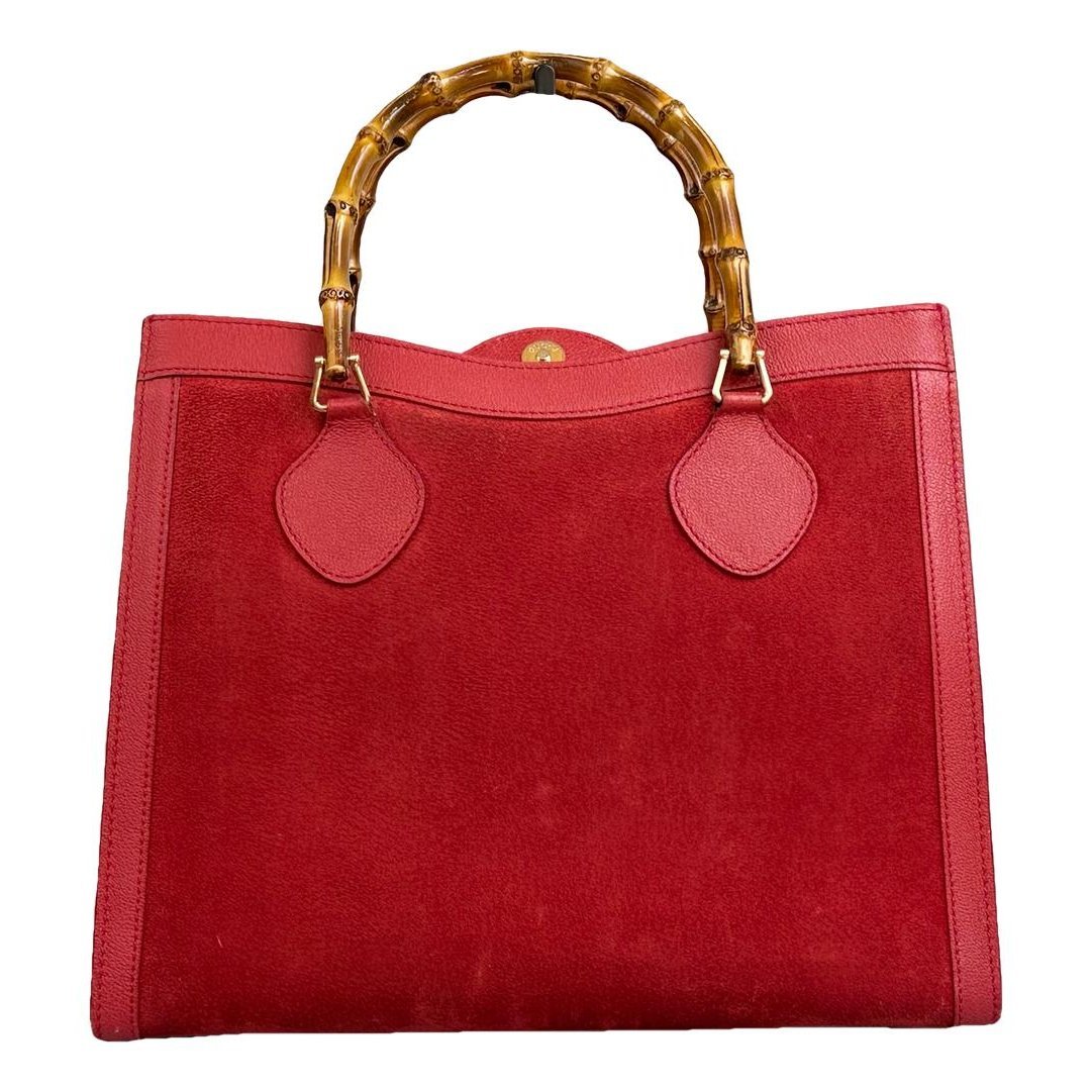Diana Bamboo leather tote