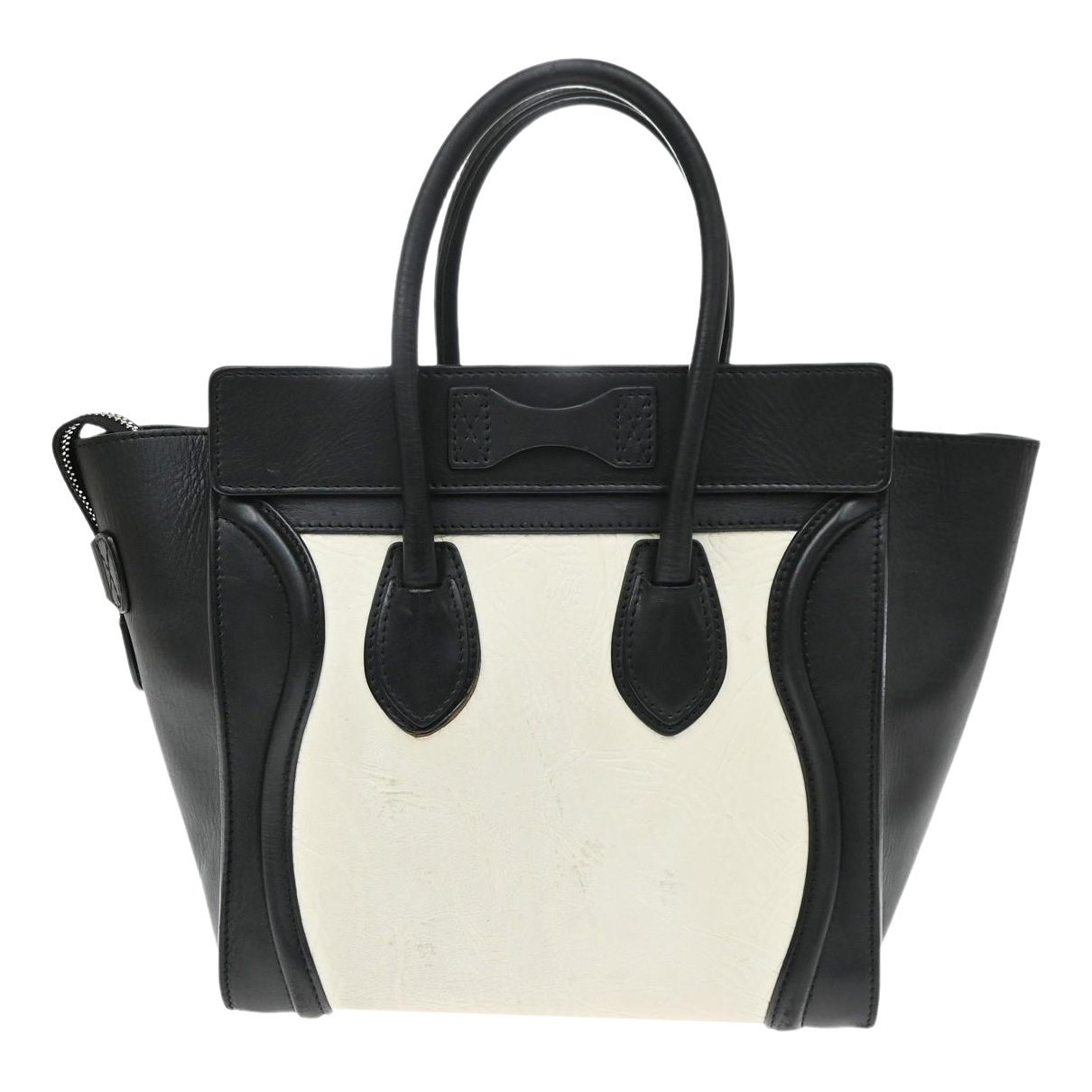 Luggage leather tote