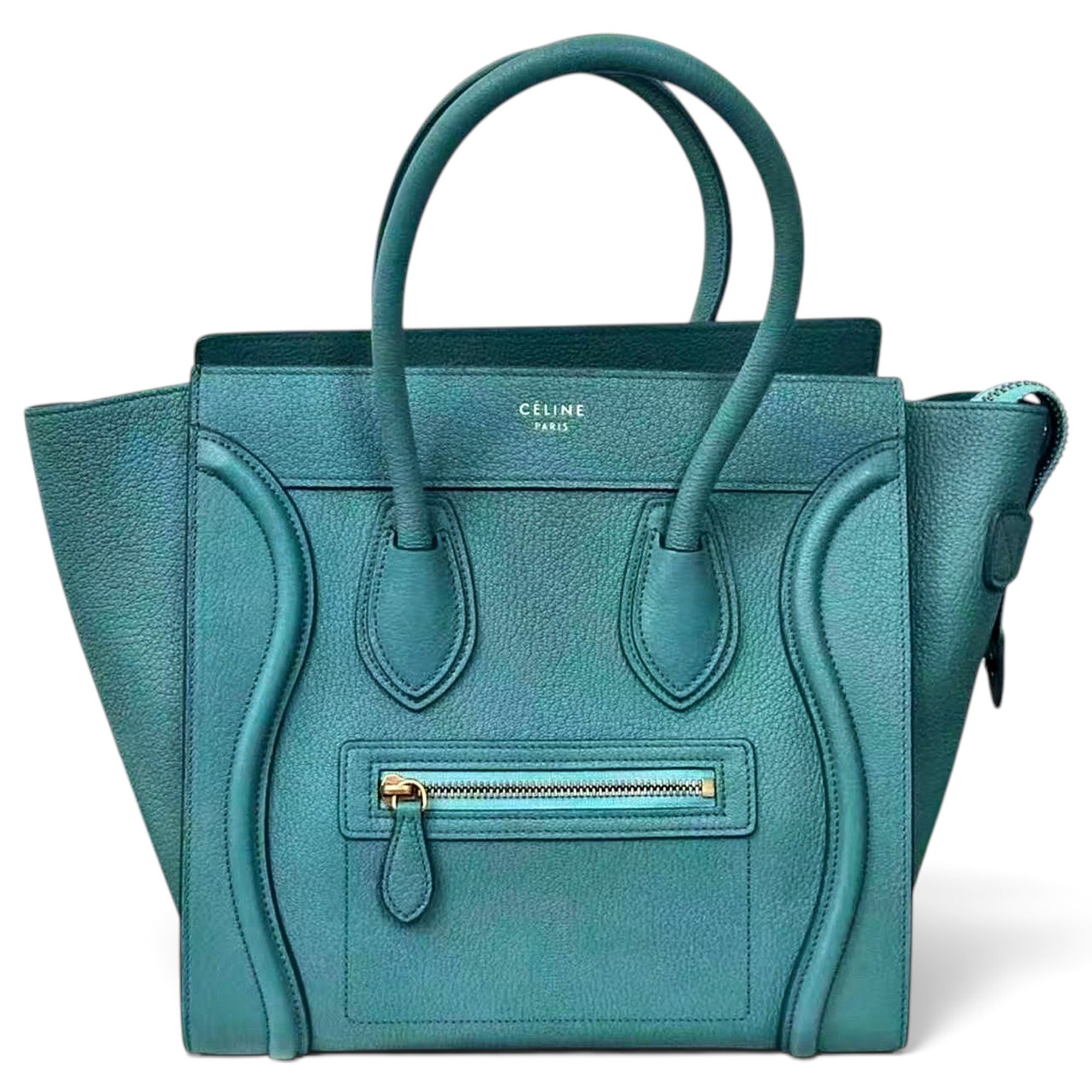 Luggage leather tote