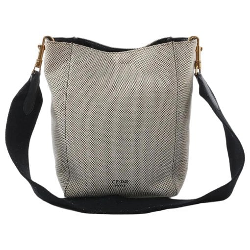 Seau Sangle leather handbag