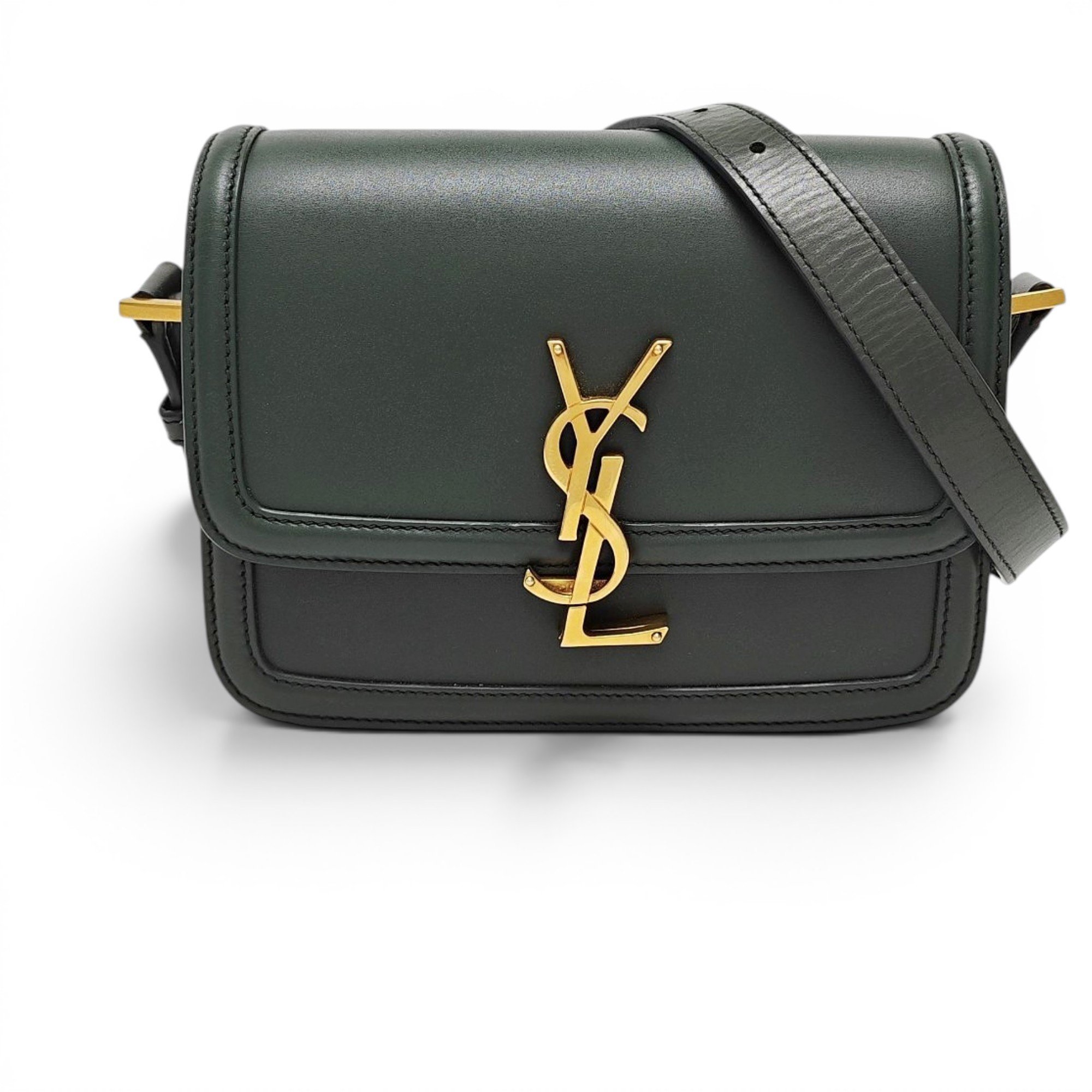 Solférino leather handbag
