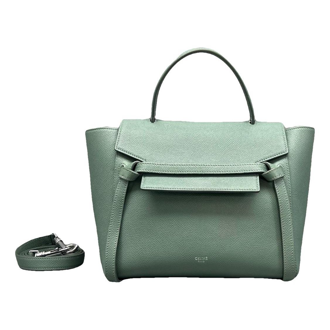 Belt leather handbag