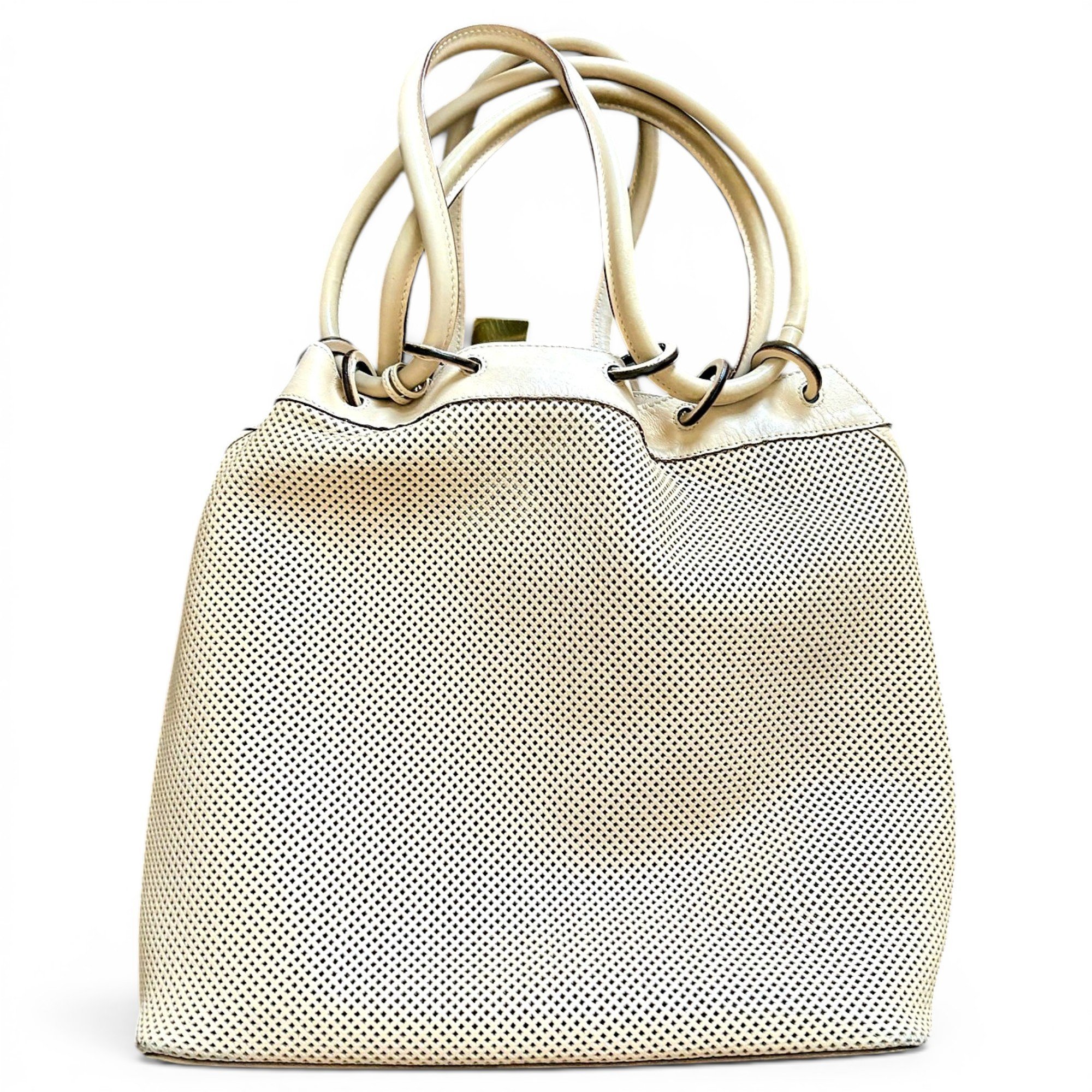 Leather tote