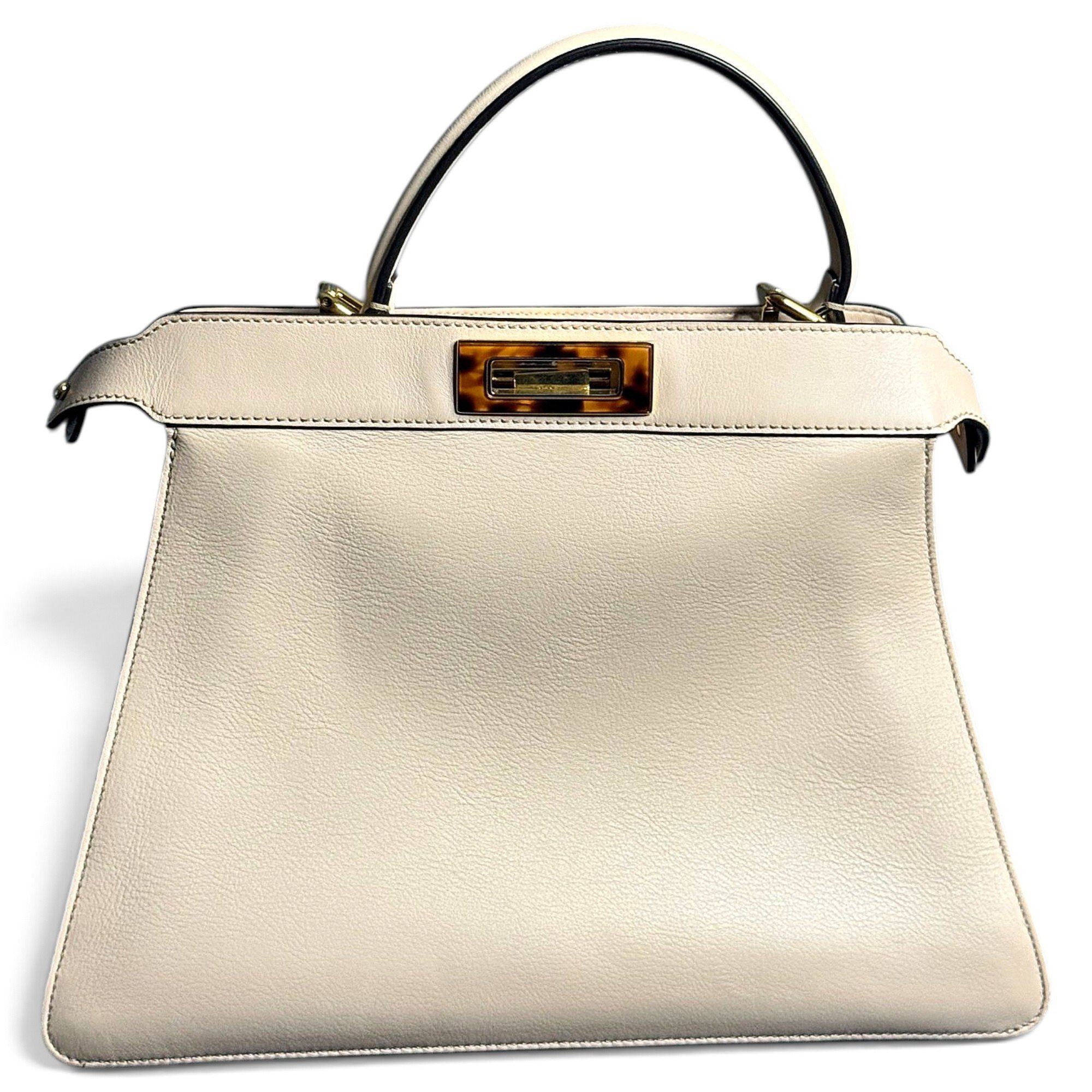 Peekaboo leather handbag