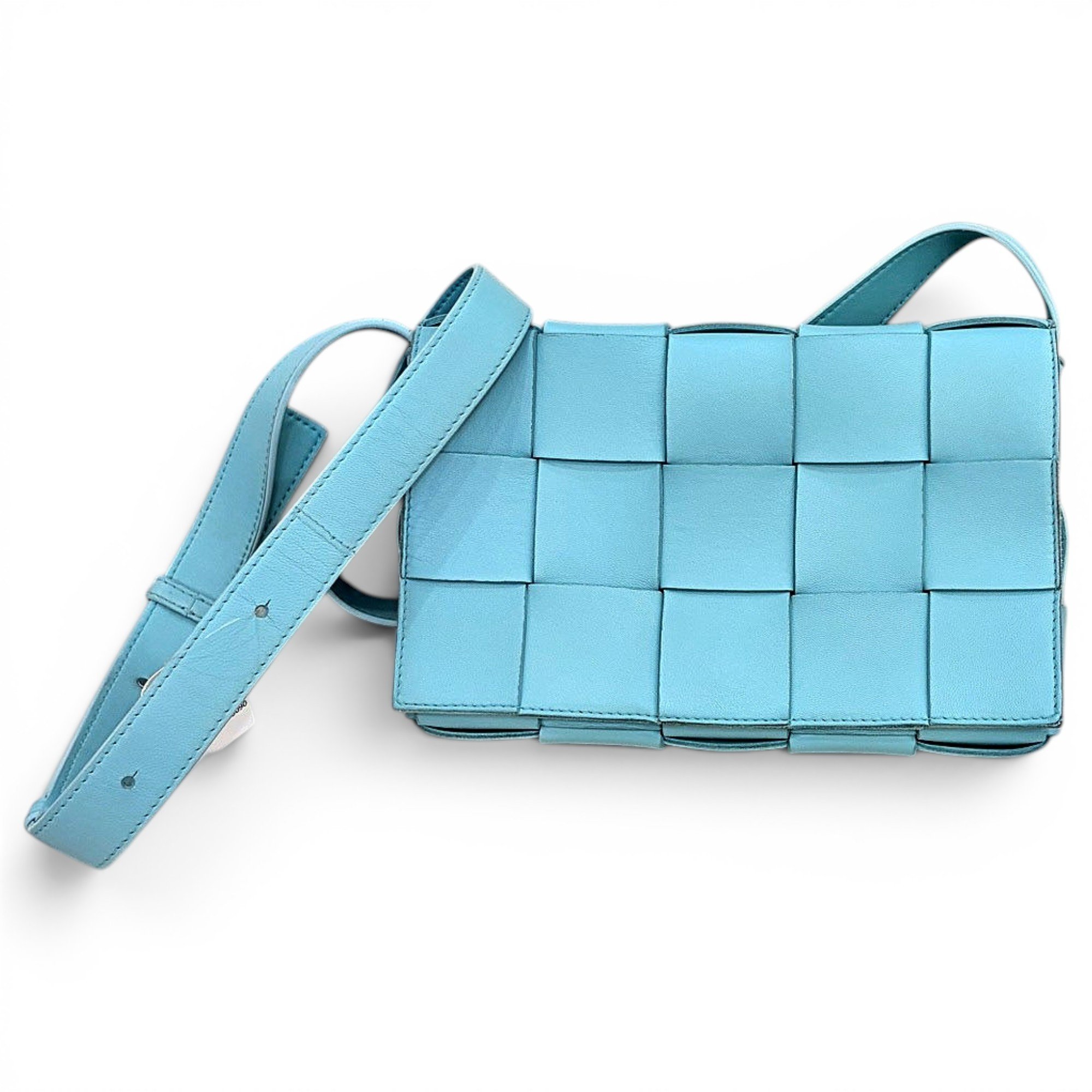 Cassette leather crossbody bag