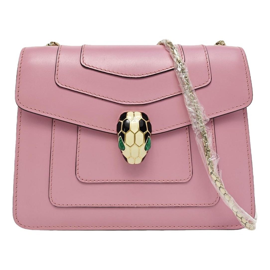 Serpenti leather handbag