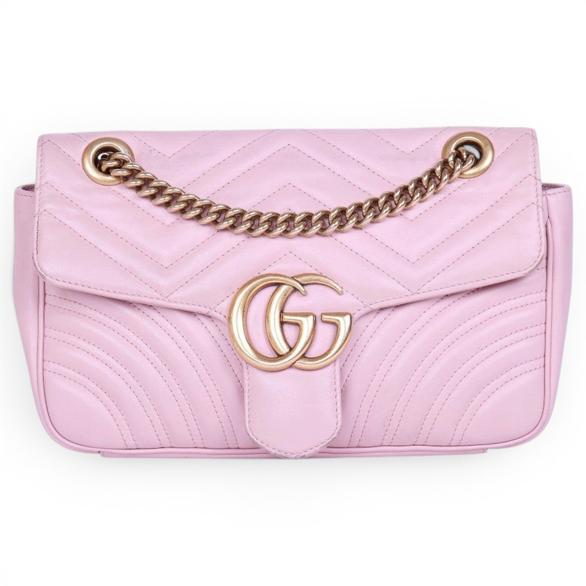 GG Marmont Chain Matelasse leather handbag