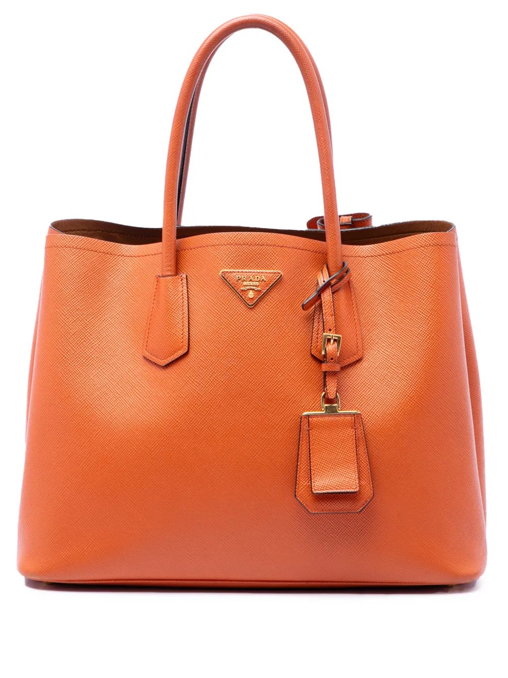 2000-2013 Medium Saffiano Cuir Double Handle satchel