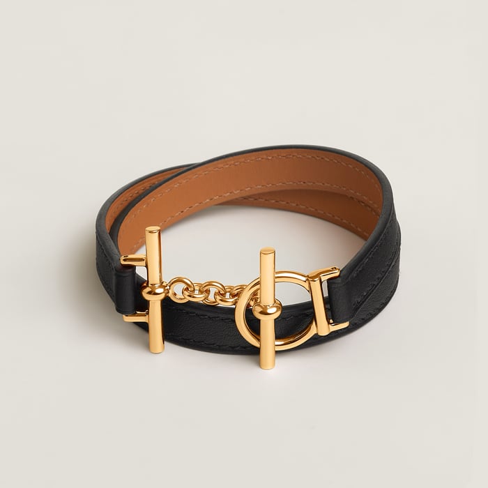 Noir Croisiere Double Tour Bracelet