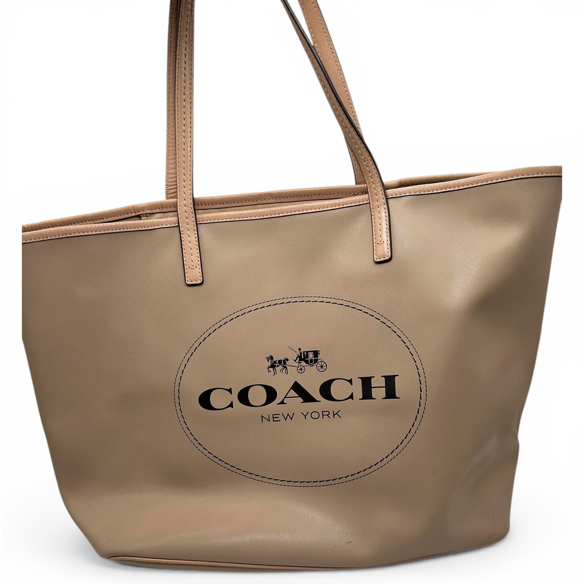 Leather tote