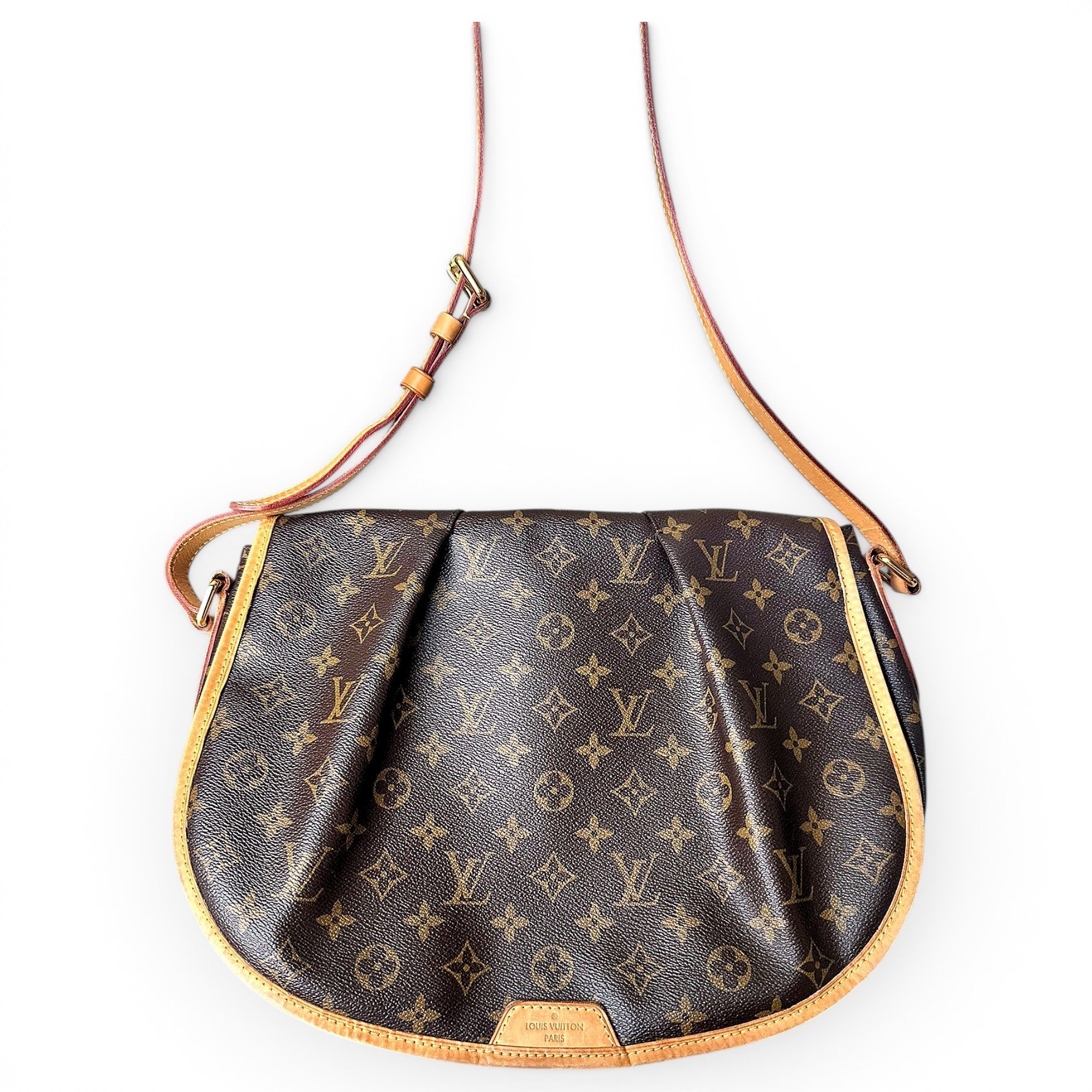 Menilmontant leather crossbody bag