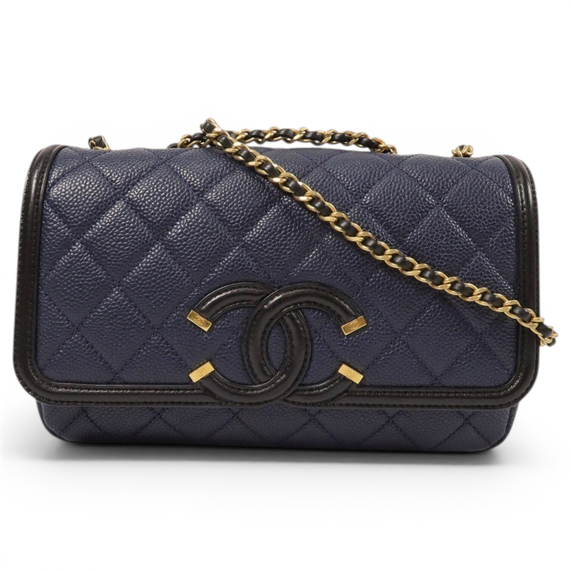 Wallet On Chain Timeless/Classique leather crossbody bag